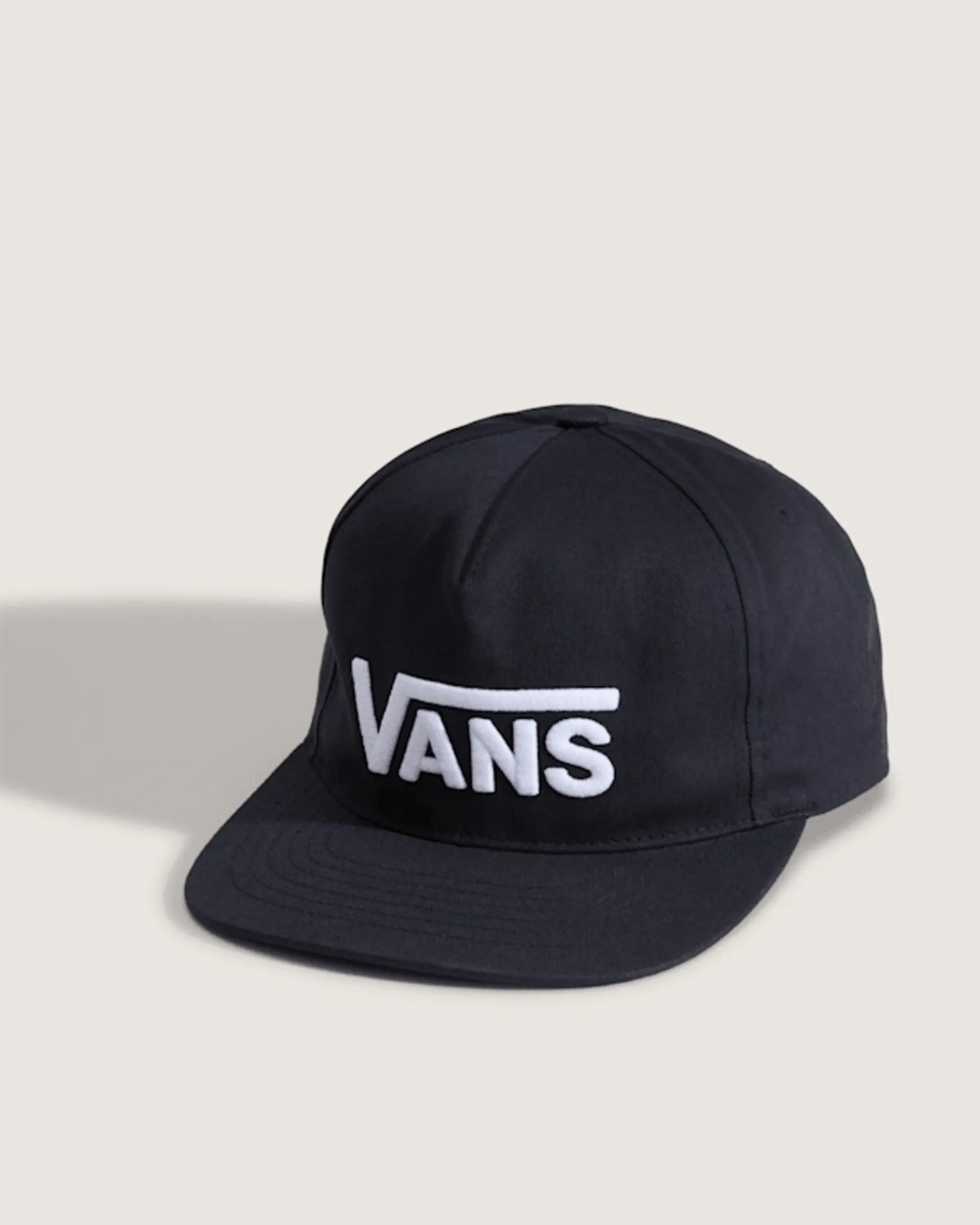 Vans - Drop V Logo Snapback Hat, Man, Blue