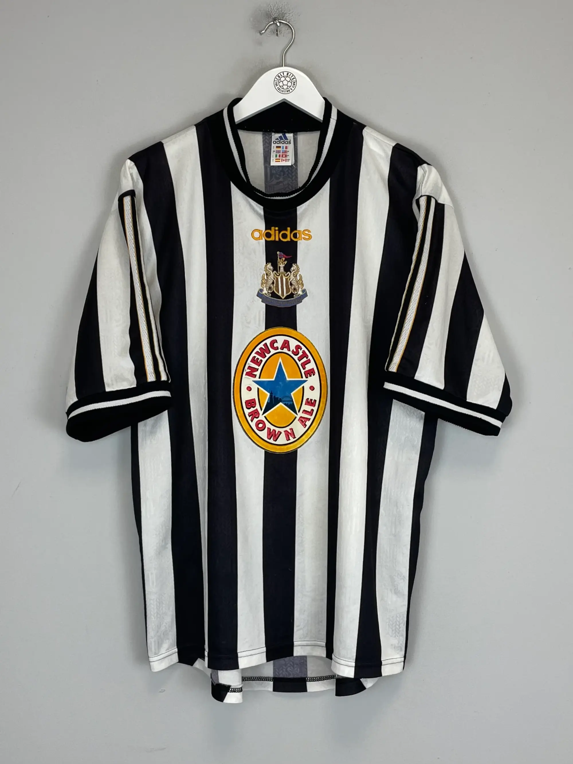 1997/99 NEWCASTLE UNITED HOME SHIRT (L) ADIDAS | Cult Kits