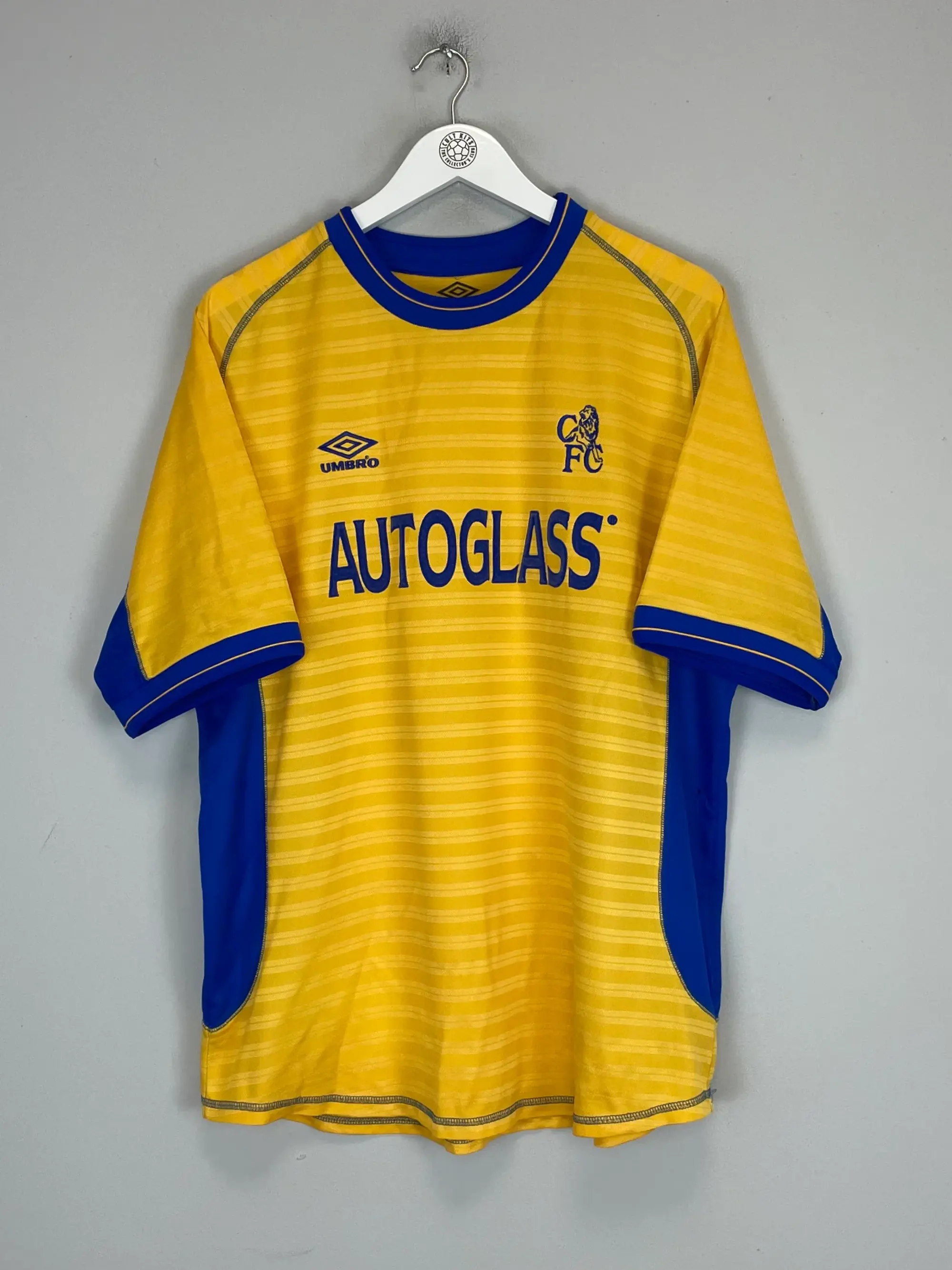 2000/01 CHELSEA HASSELBAINK #9 AWAY SHIRT (XL) UMBRO | Cult Kits