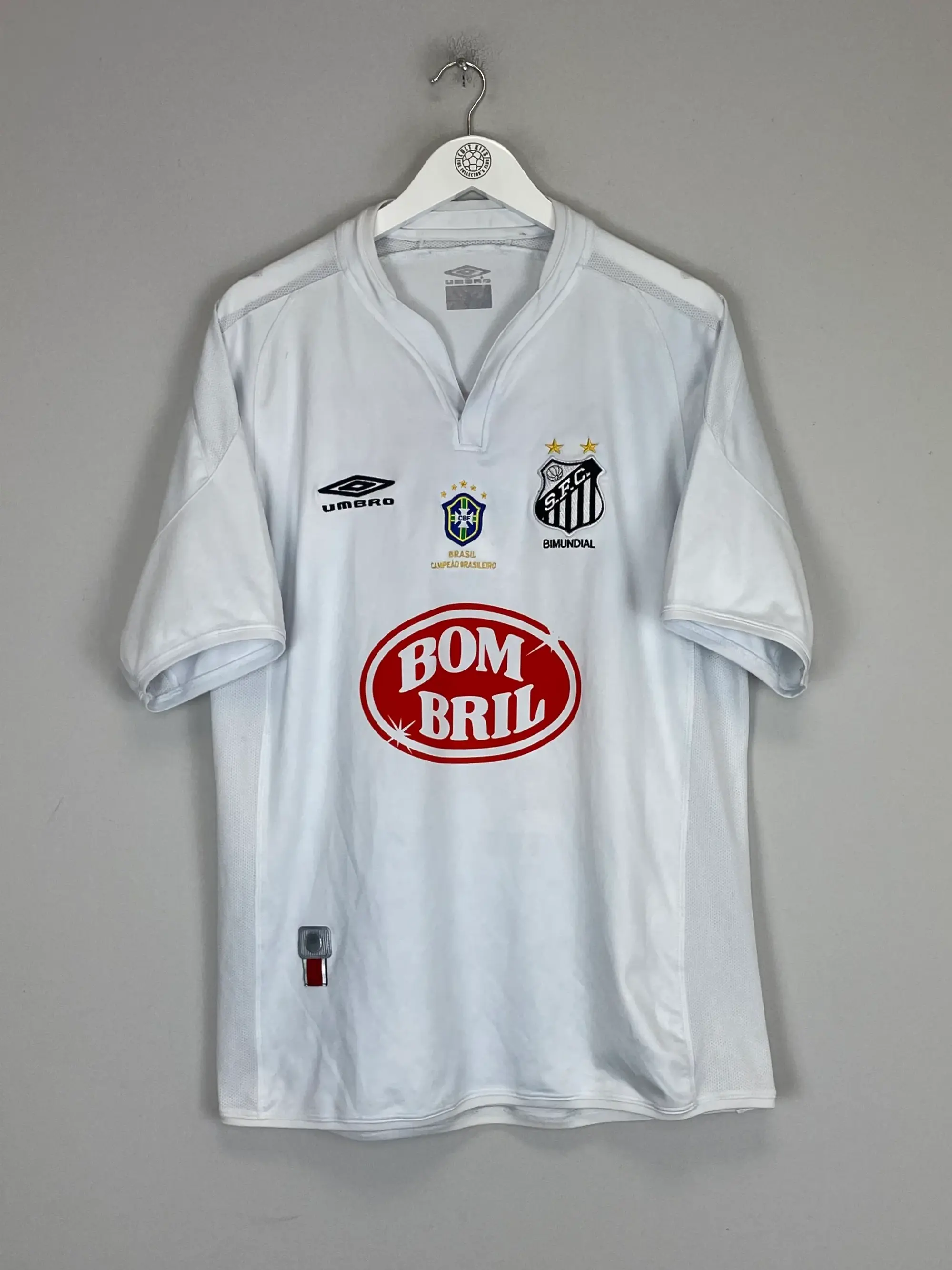 2002 SANTOS 'CHAMPIONS' HOME SHIRT (XL) UMBRO | Cult Kits
