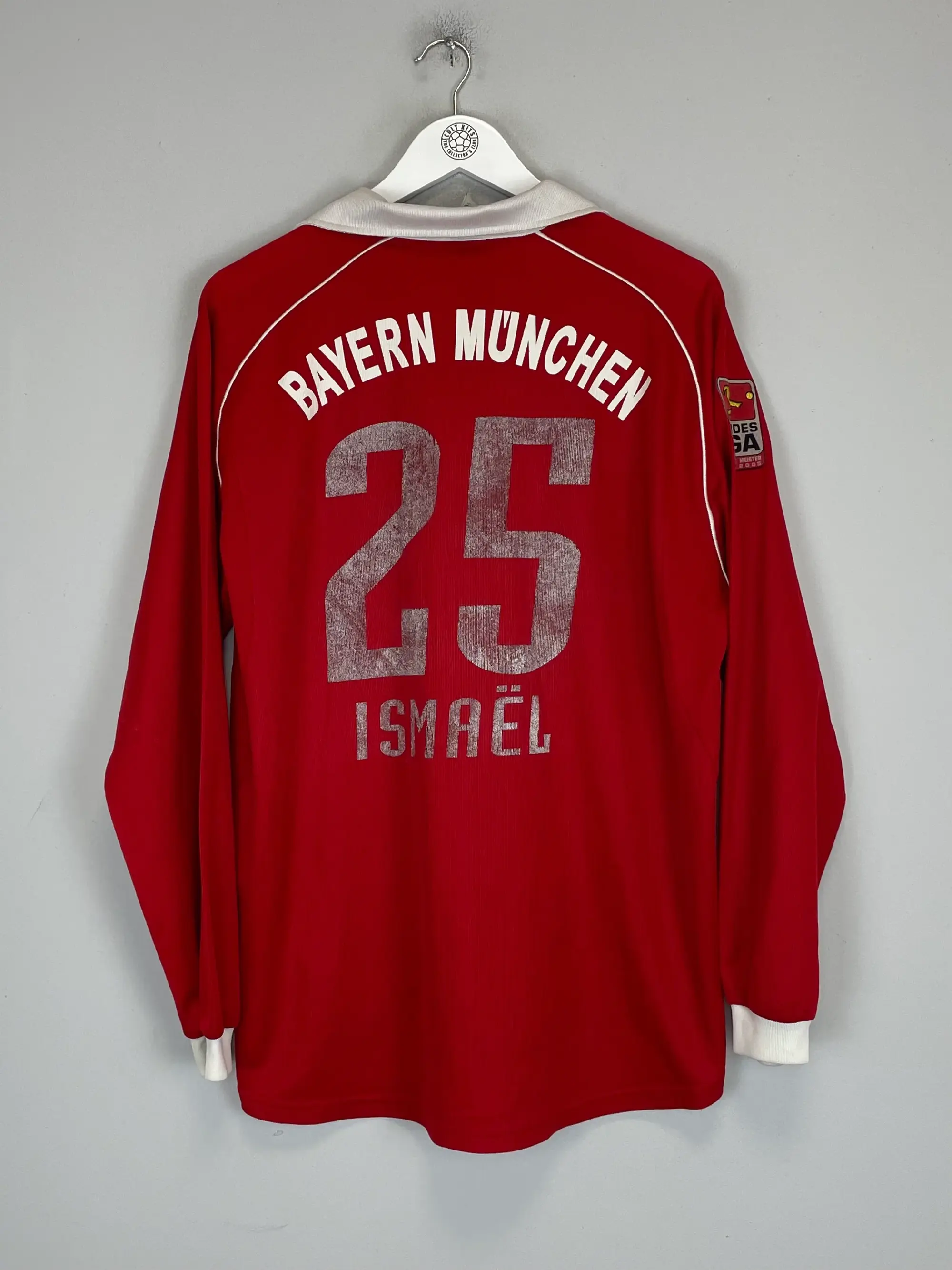 2005/06 BAYERN MUNICH ISMAEL #25 *MATCH ISSUE* L/S HOME SHIRT (L) ADIDAS | Cult Kits