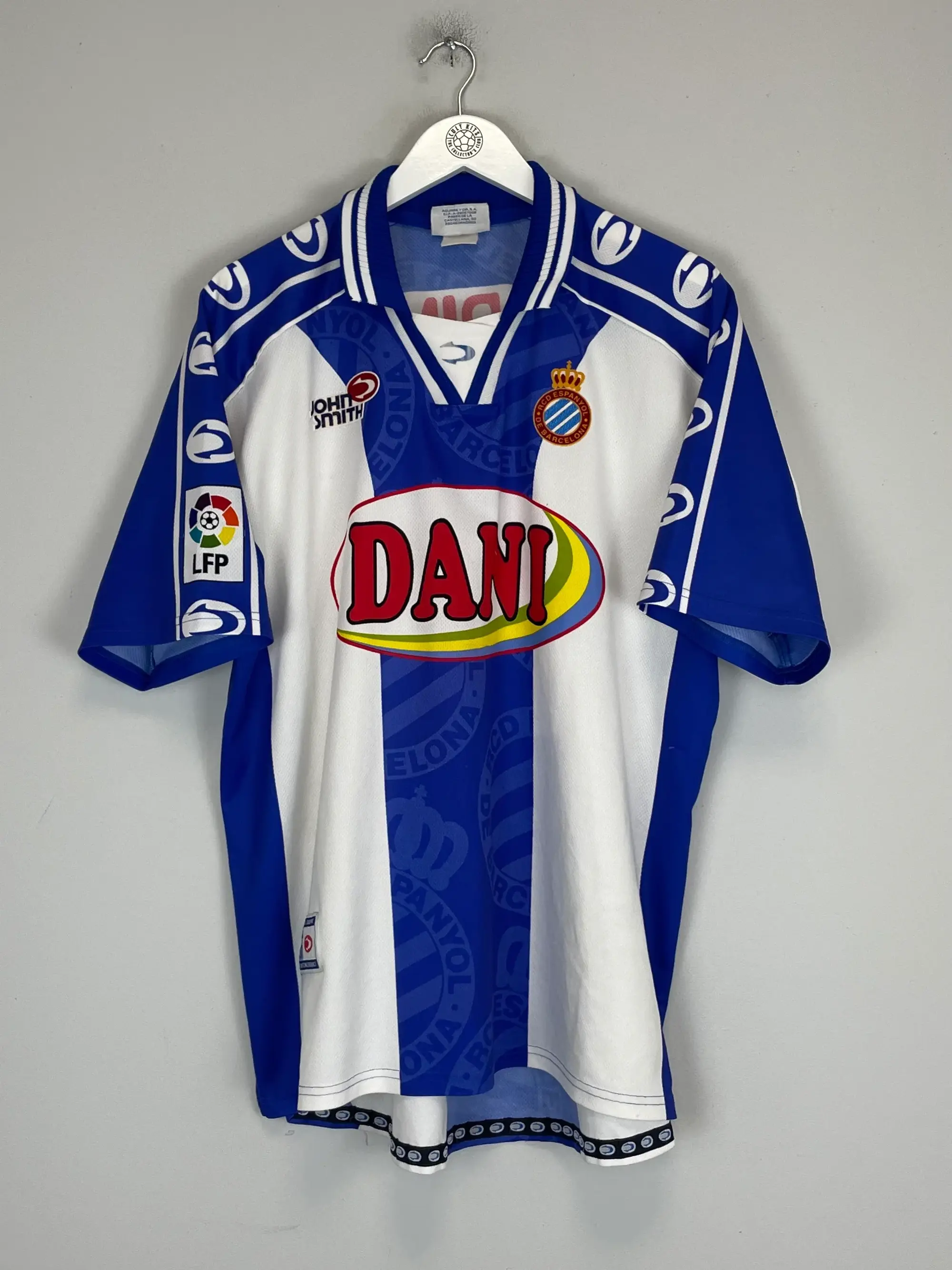 1999/00 ESPANYOL CORINO #6 HOME SHIRT (L) JOHN SMITH | Cult Kits