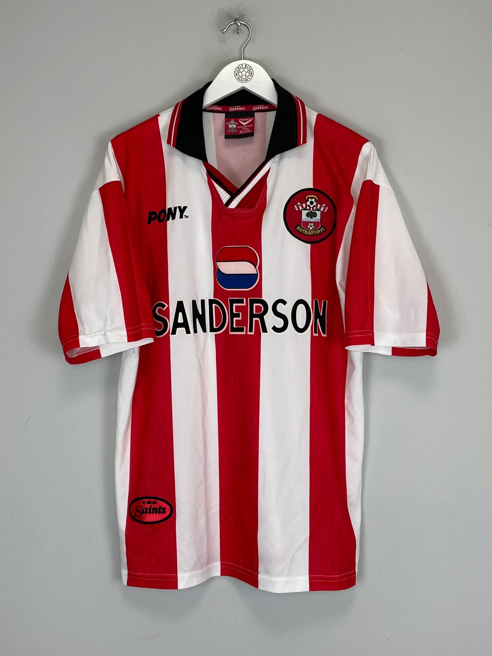 1997/99 SOUTHAMPTON HOME SHIRT (M) PONY | Cult Kits