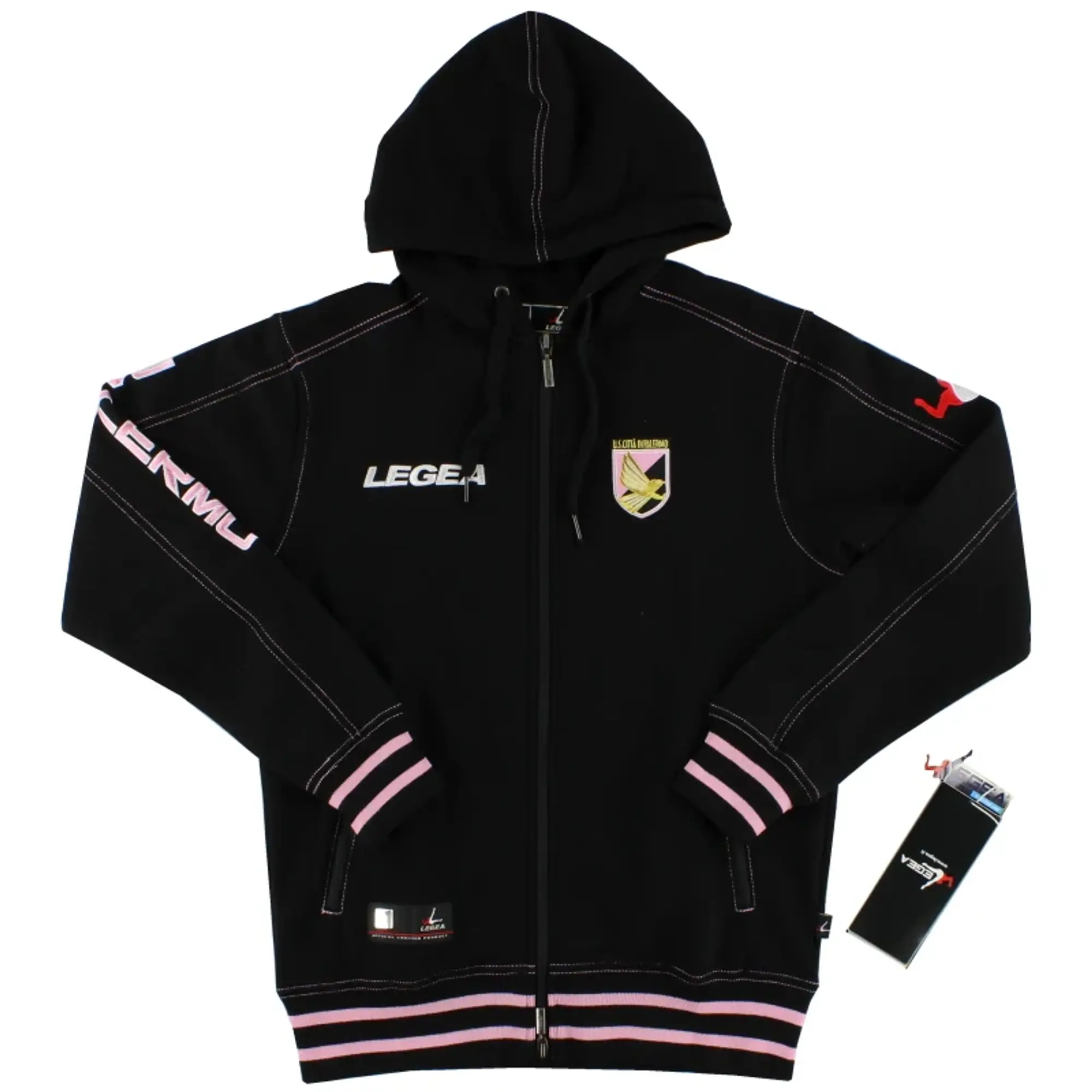 2011-12 Palermo Legea Hooded Jacket *w/tags* L - Other Italian Clubs / w/tags 