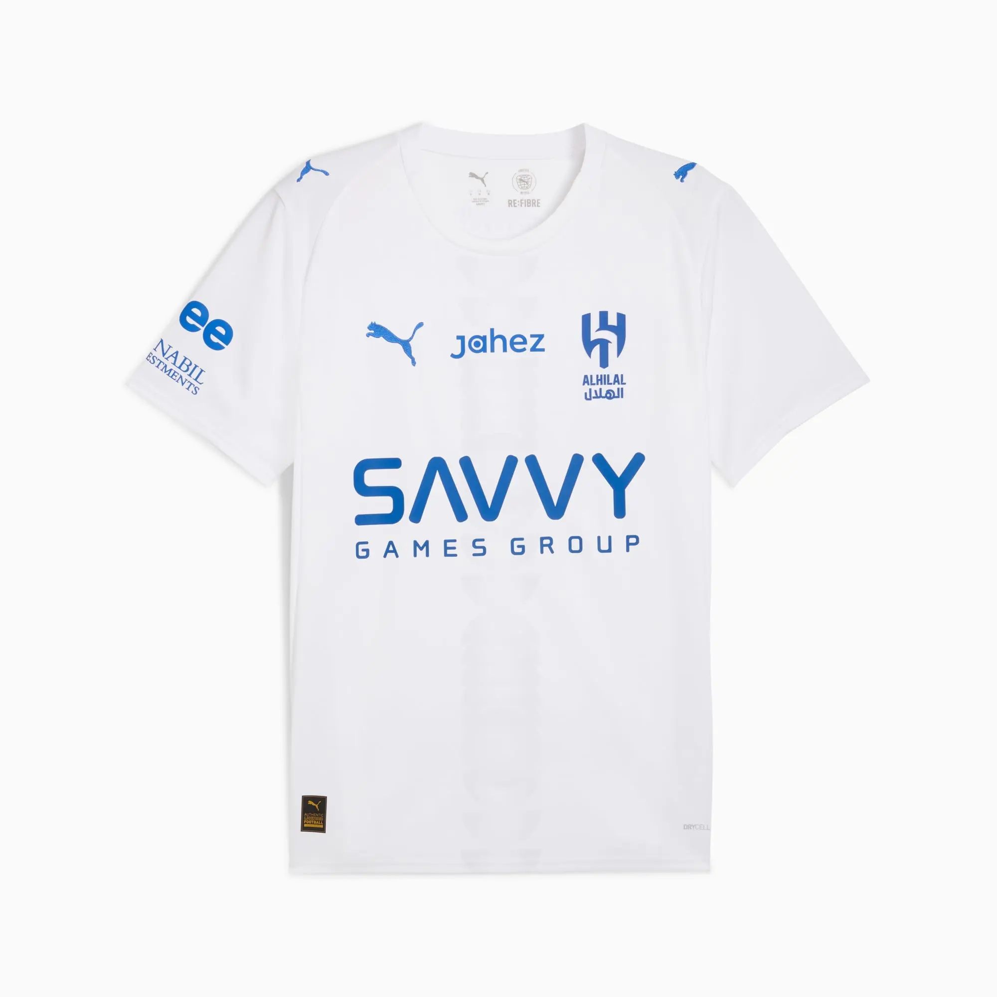 PUMA Al-Hilal Sfc 25/26 Away Jersey Men, White/Blue Intense, size 3XL