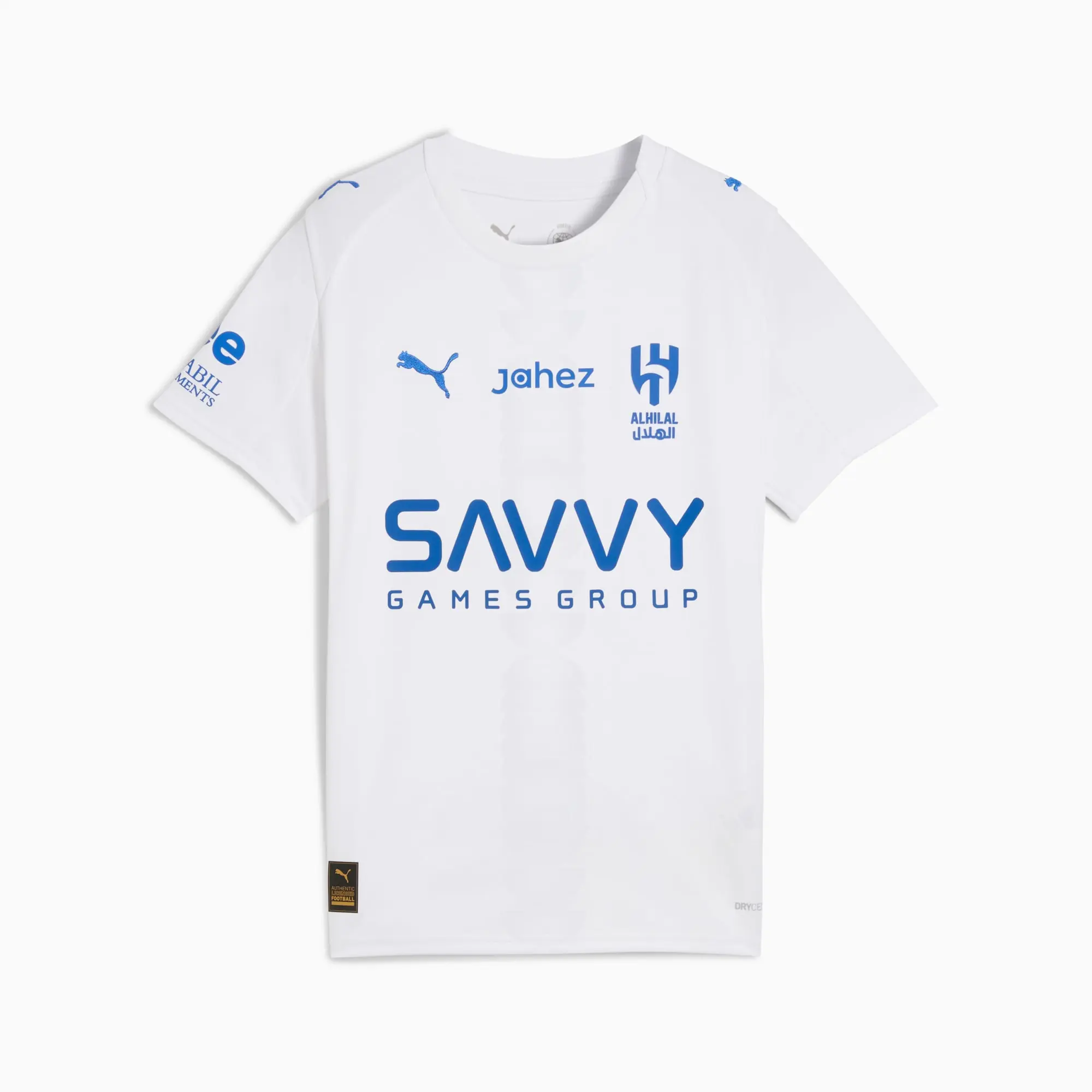 PUMA Al-Hilal Sfc 25/26 Away Jersey Youth, White/Blue Intense, size 11-12 Youth