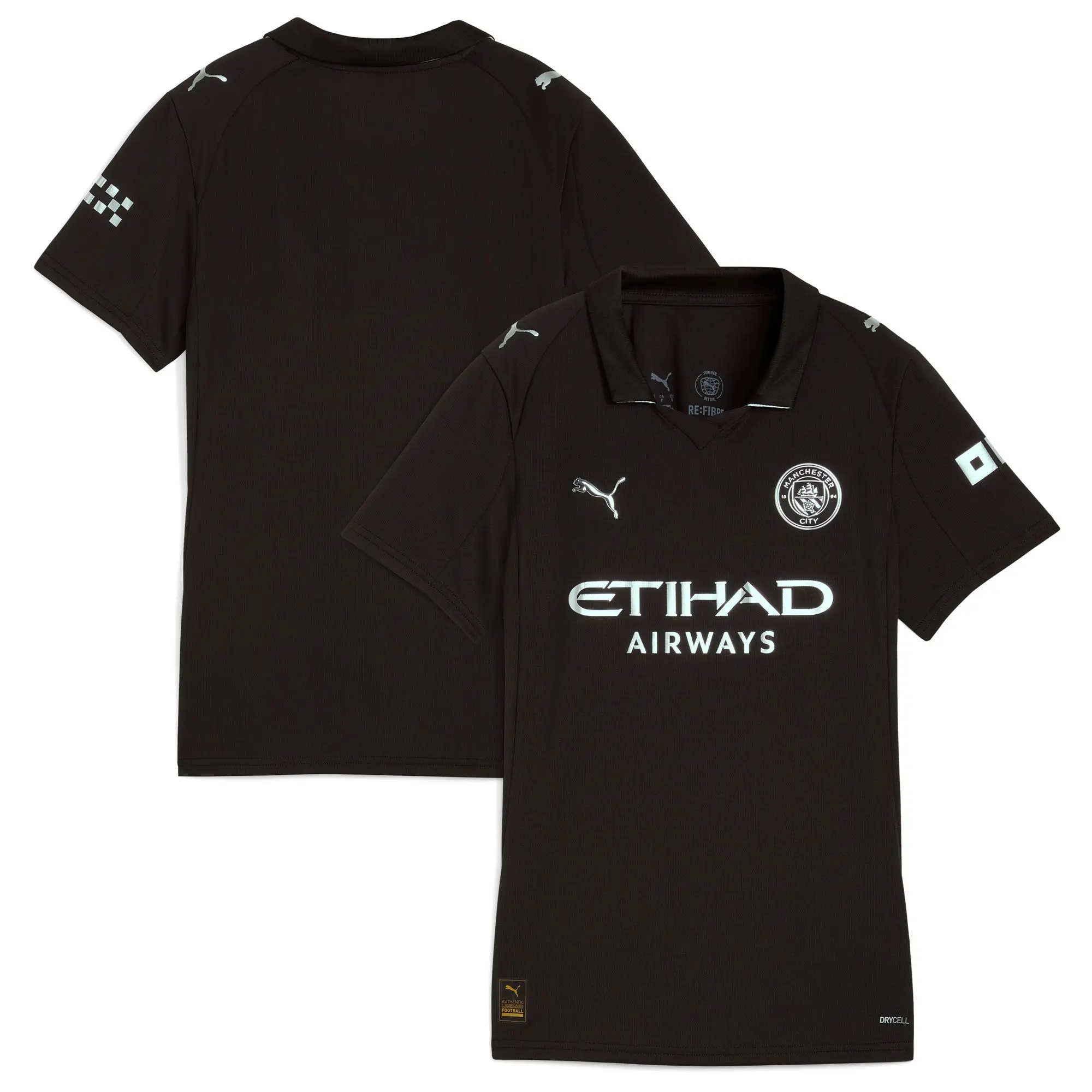 PUMA Manchester City 25/26 Away Jersey Women, Black, size Large