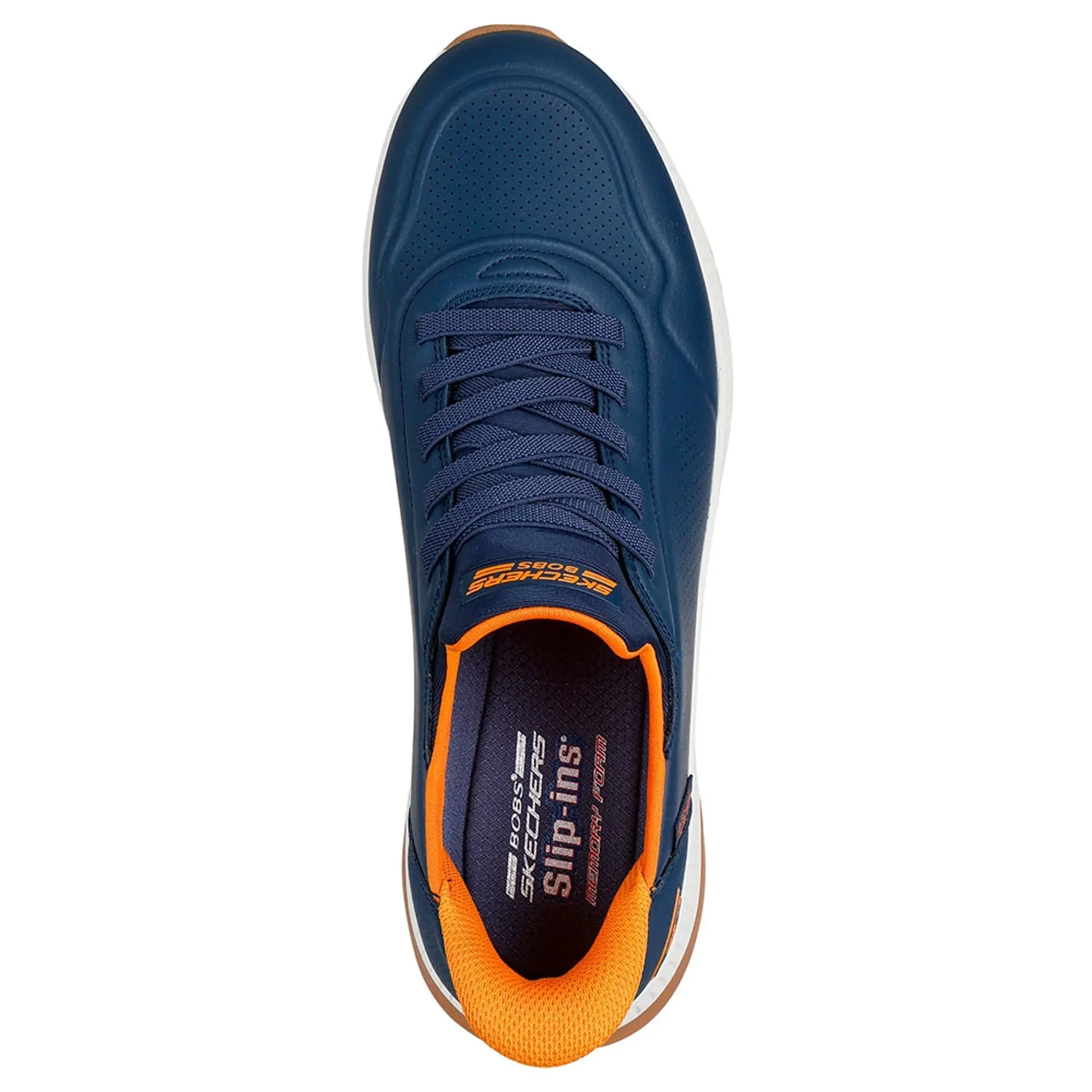 Skechers Men's Slip-ins: BOBS Sport Squad 4 - Direct Step Sneaker in Navy Blue