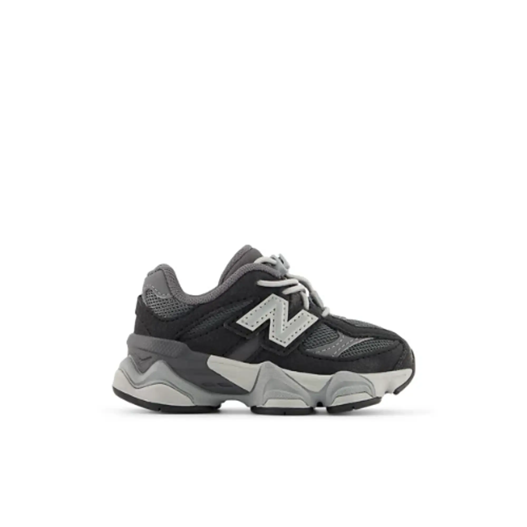 New Balance Infants' 9060 in Black/Grey Synthetic