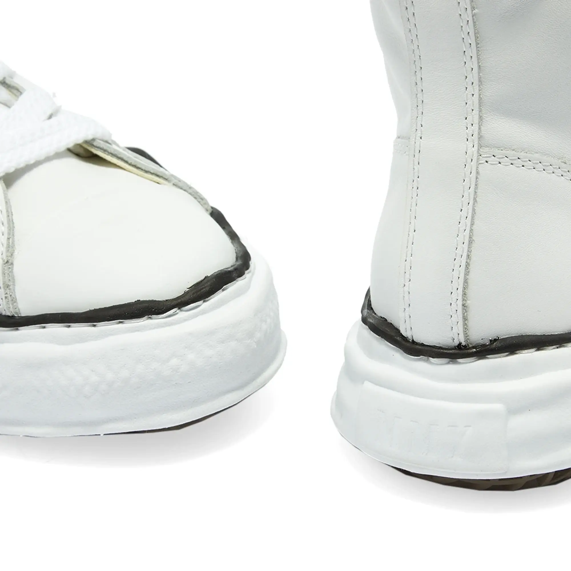 Maison MIHARA YASUHIRO Men's Original Sole Leather Hi-Top Sneaker White
