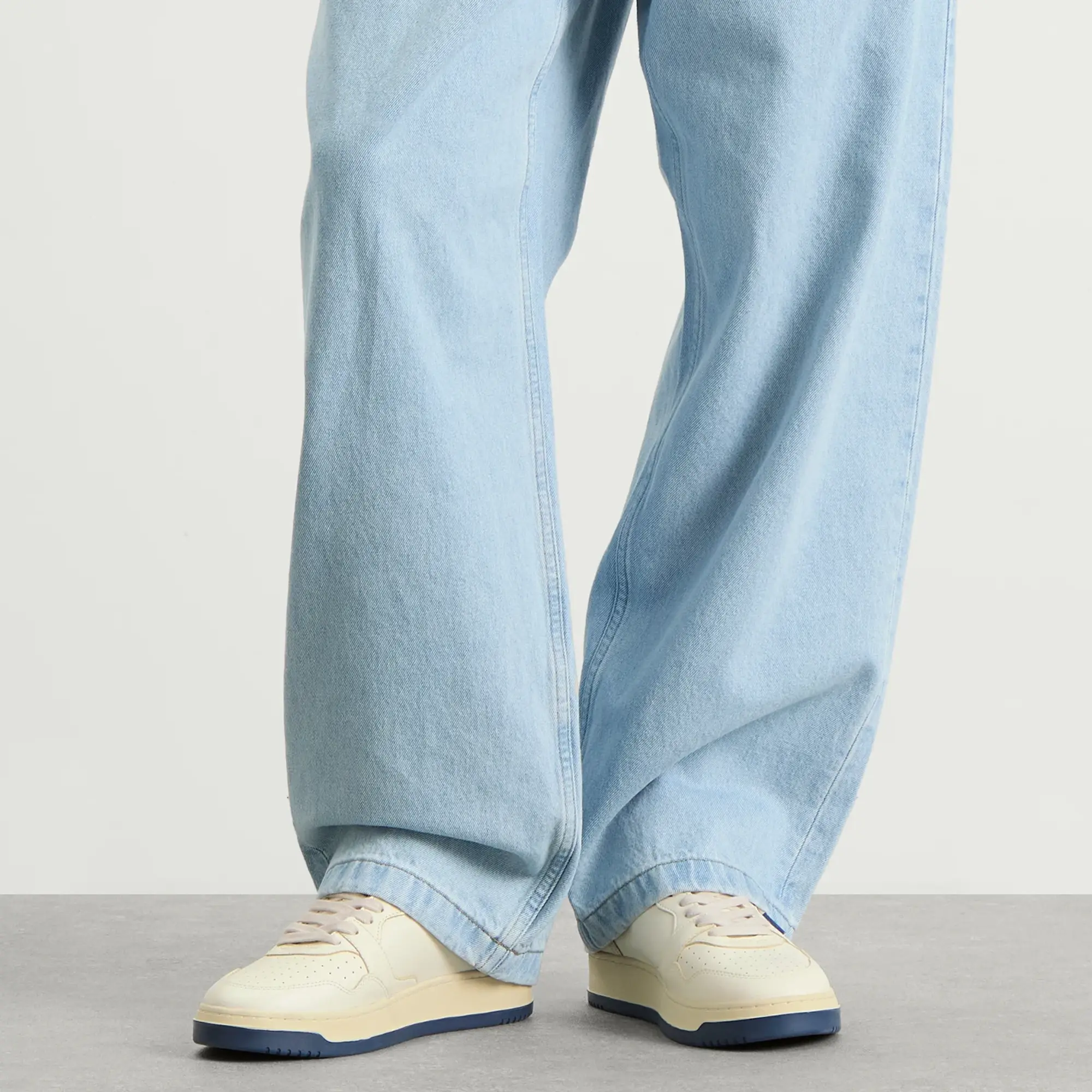 Autry Men's Med-Way Mid Leather Sneaker Enblue/Marsh