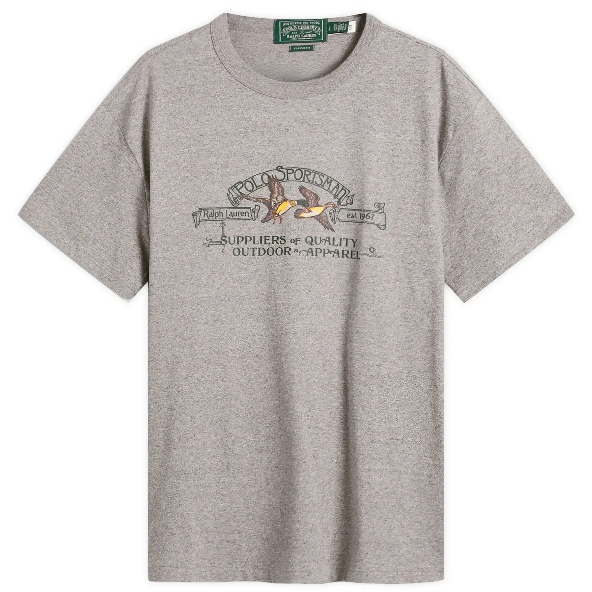 Polo Ralph Lauren Men's Sportsman T-Shirt Dark Vintage Heather