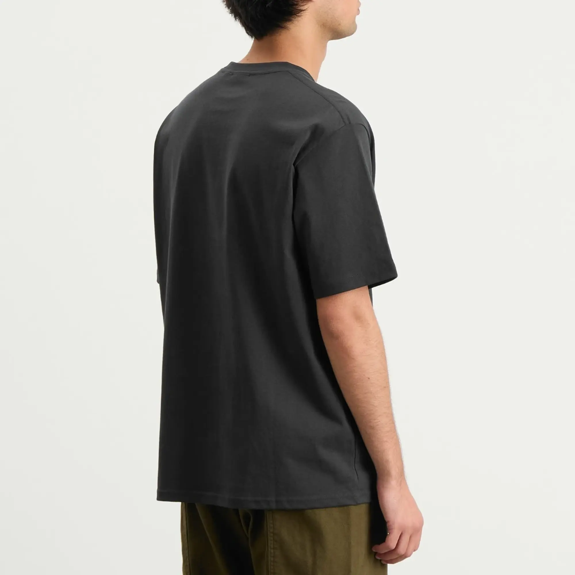Gramicci Men's Leaf T-Shirt Vintage Black