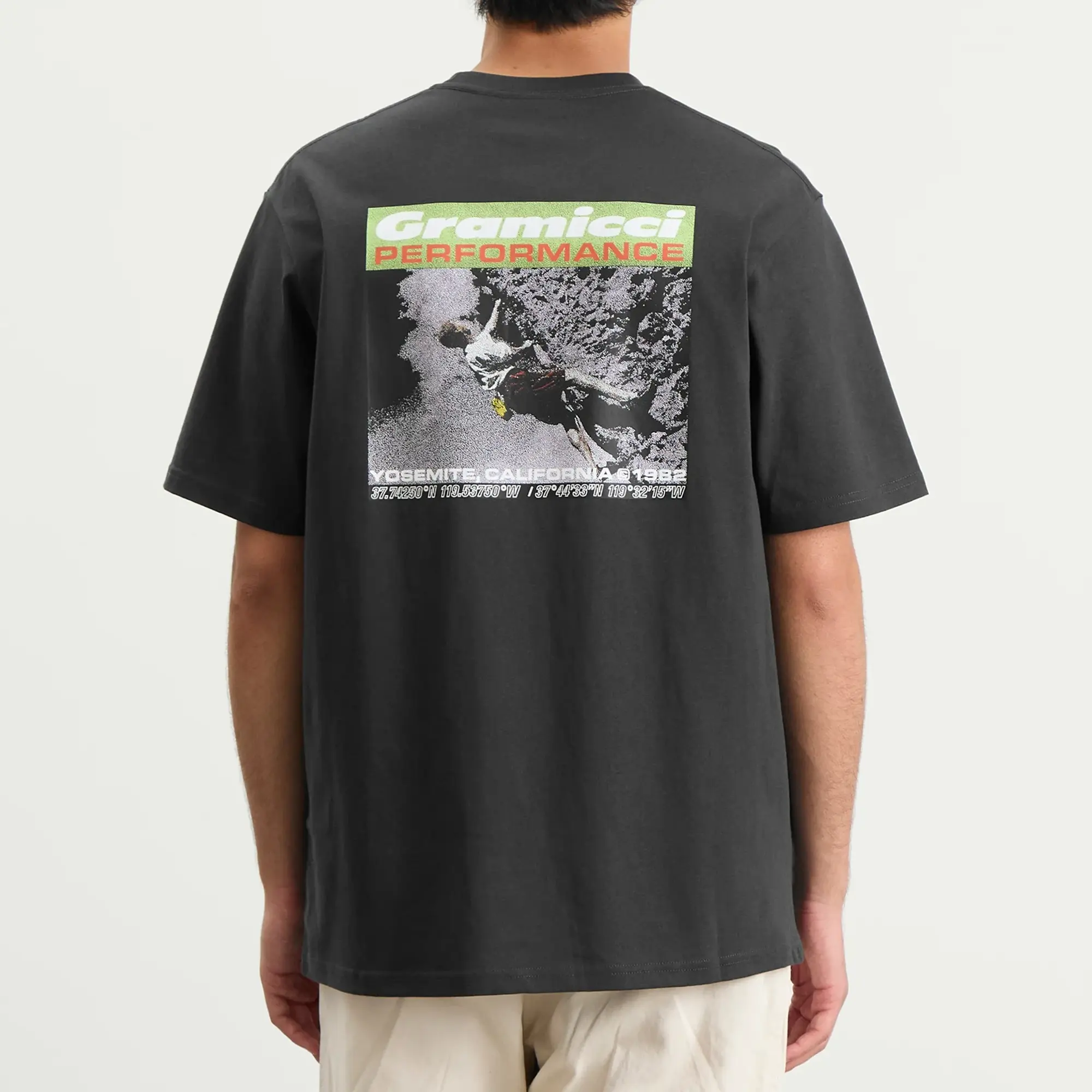 Gramicci Men's Performance T-Shirt Vintage Black