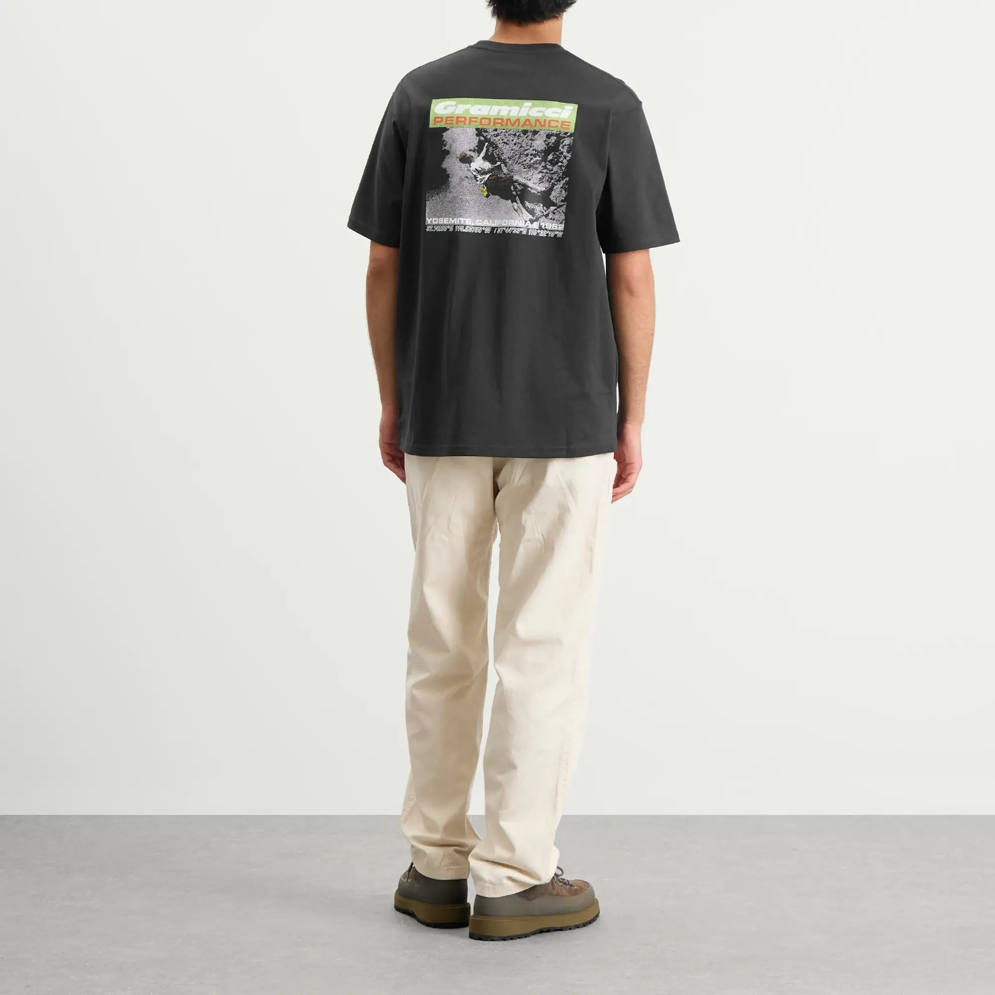 Gramicci Men's Performance T-Shirt Vintage Black