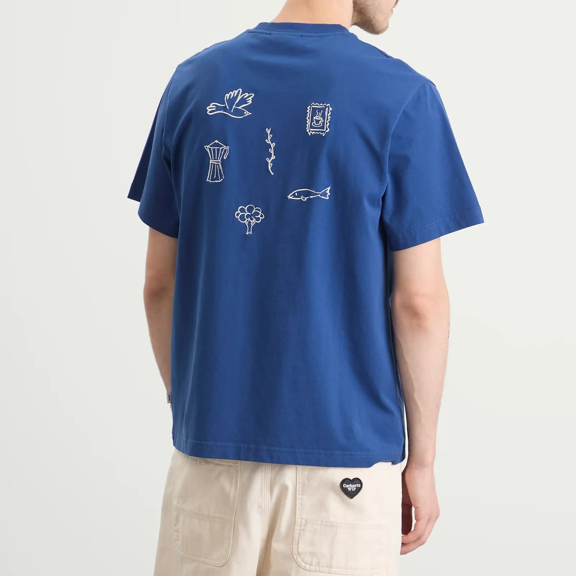 Foret Men's Fin T-Shirt Blue