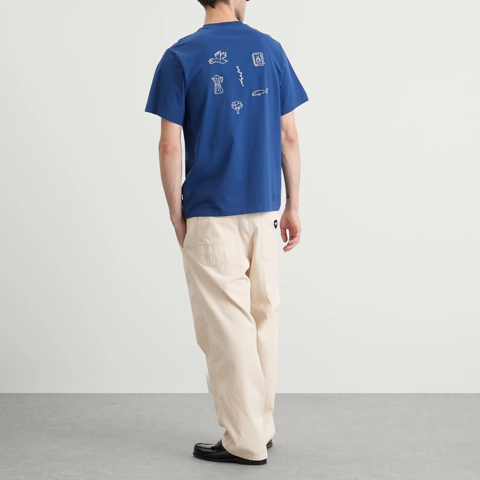 Foret Men's Fin T-Shirt Blue
