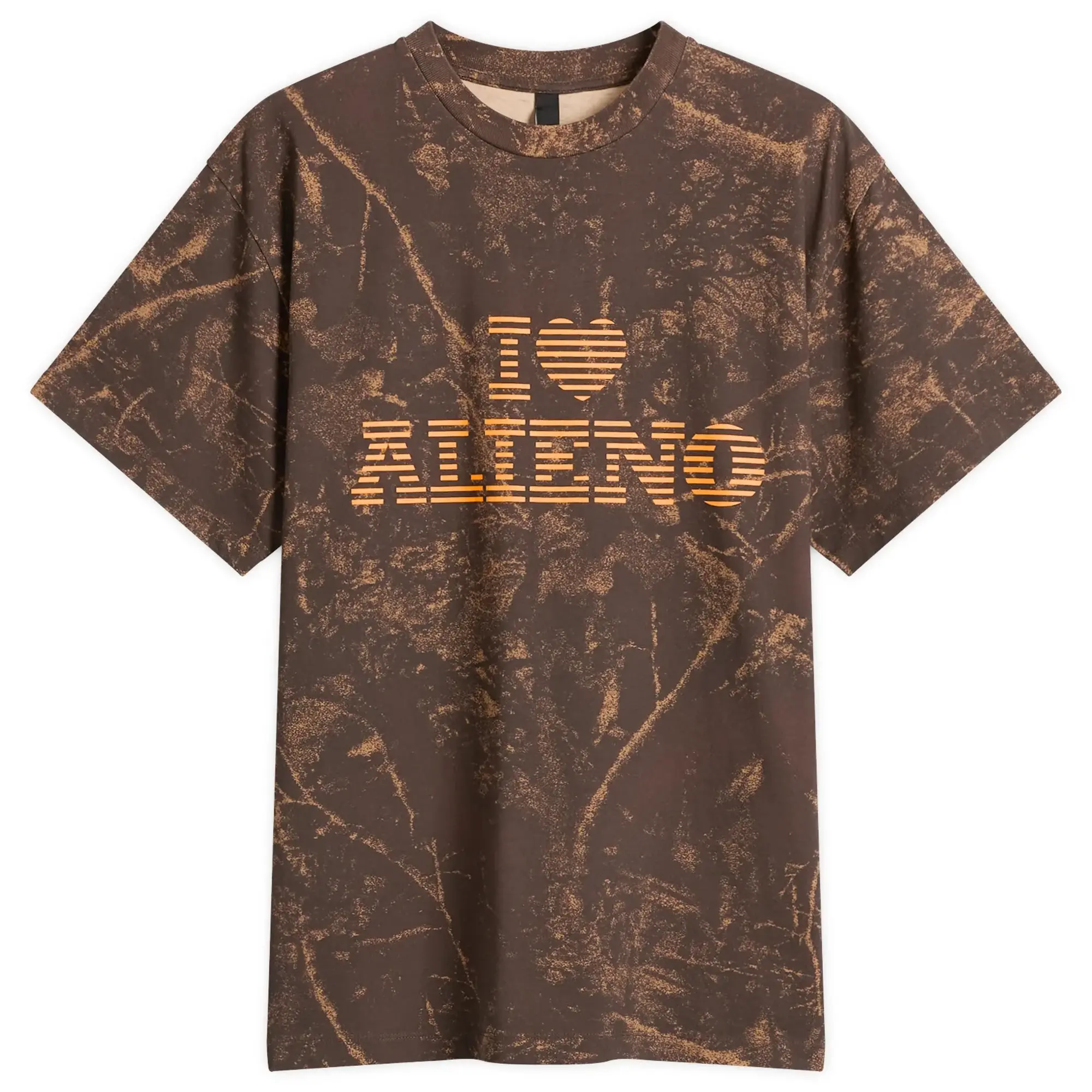 No Problemo Men's I Love Alieno Camo T-Shirt Multi