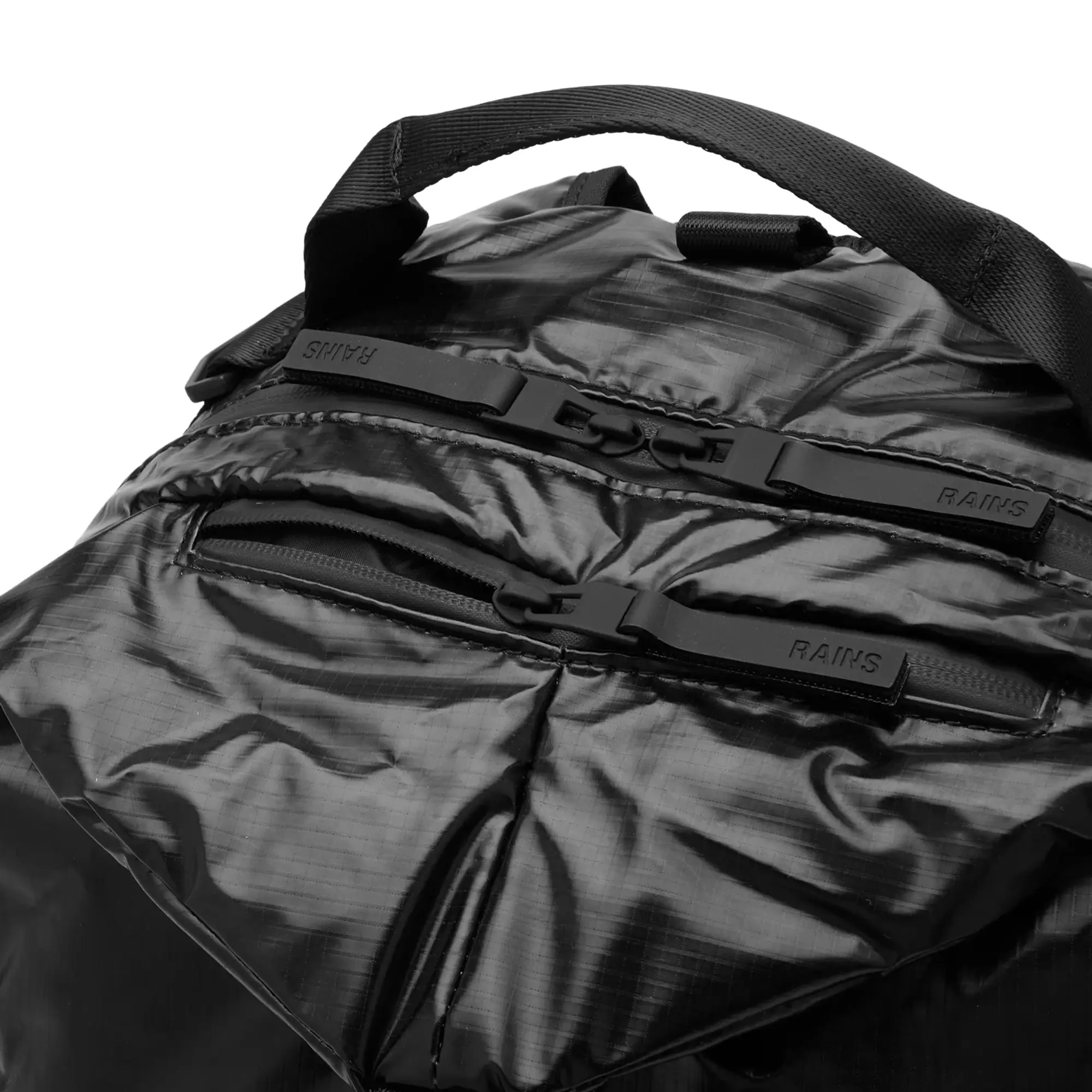 RAINS Sibu Clip Front Backpack Black