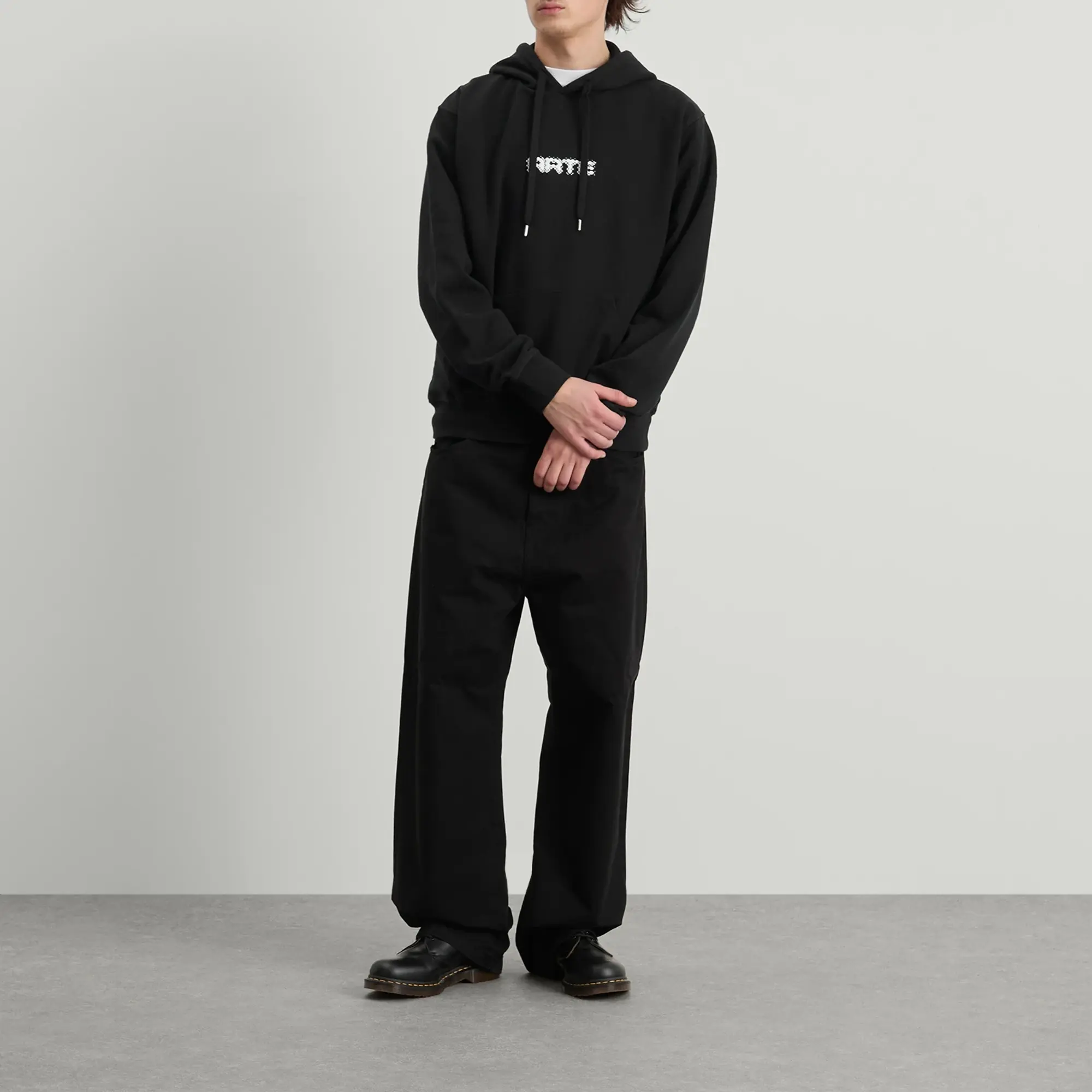 Arte Men's Pixel Hoodie Black