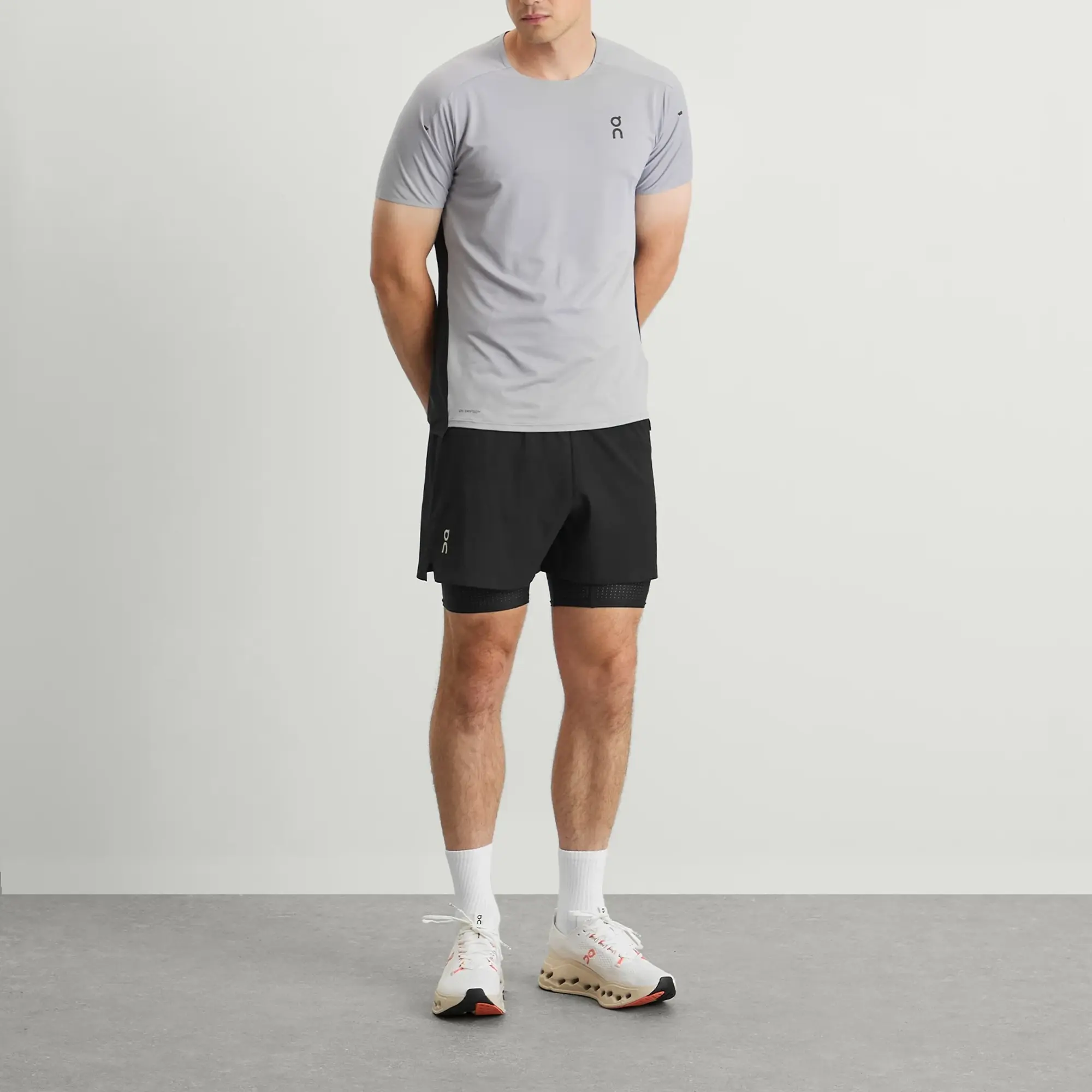 ON Men's Performance-T Lilac / Black