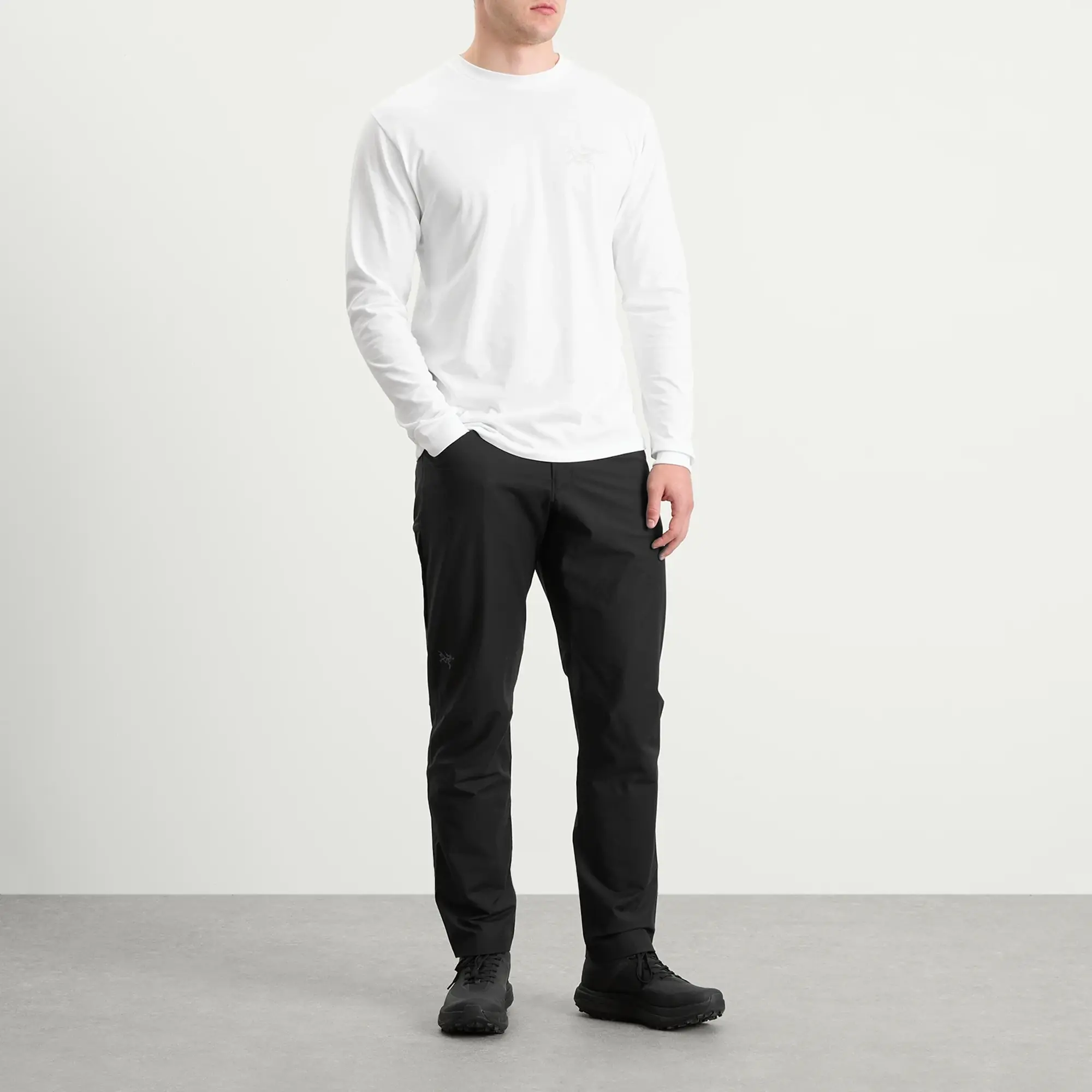 Arc'teryx Men's Kragg SL Long Sleeve T-Shirt White Light