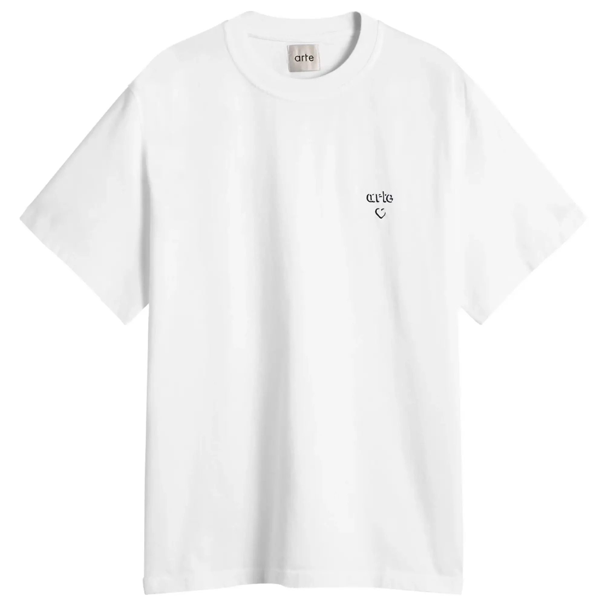 Arte Men's Heart Logo T-Shirt White
