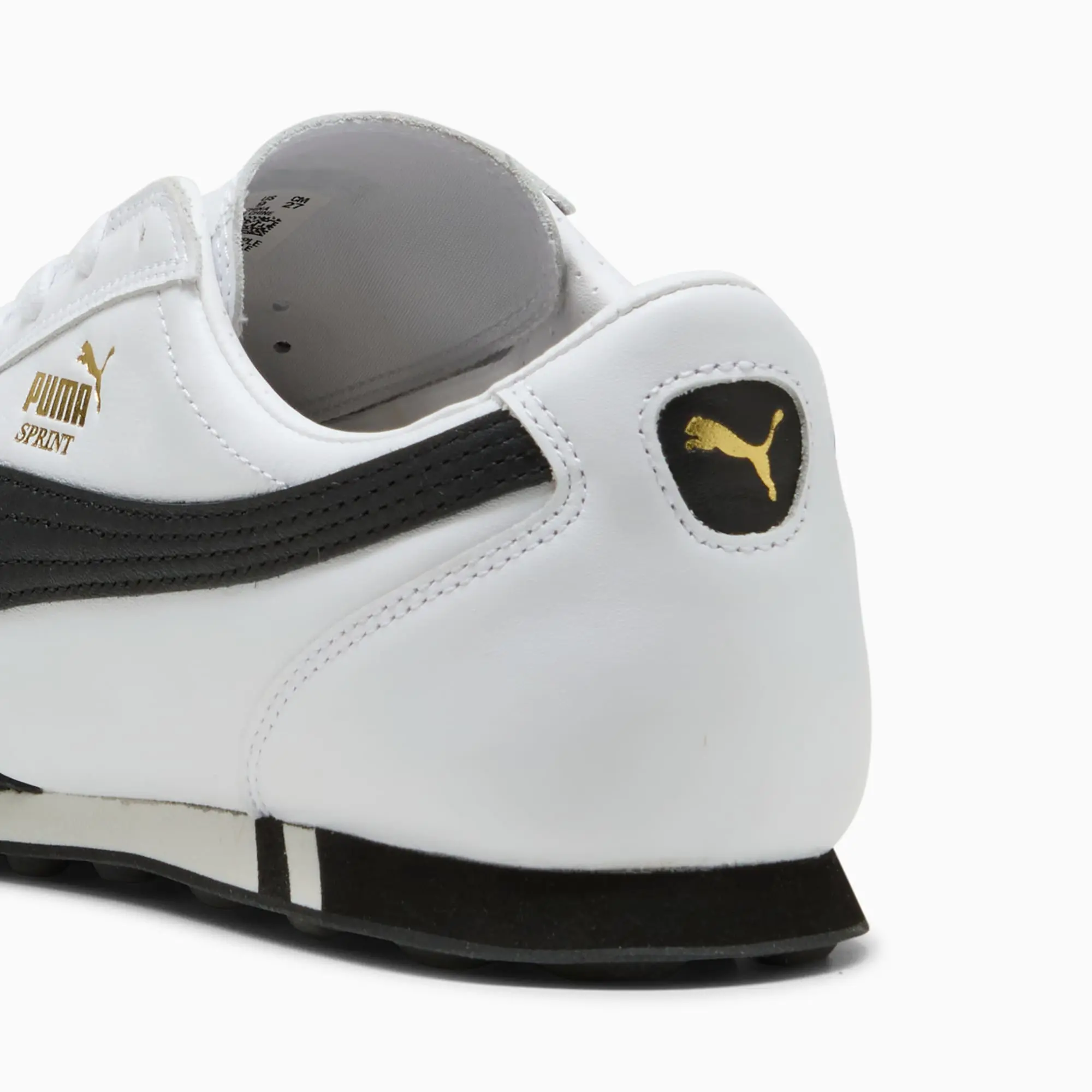 PUMA Sprint Sneakers Unisex, White/Black, size 10