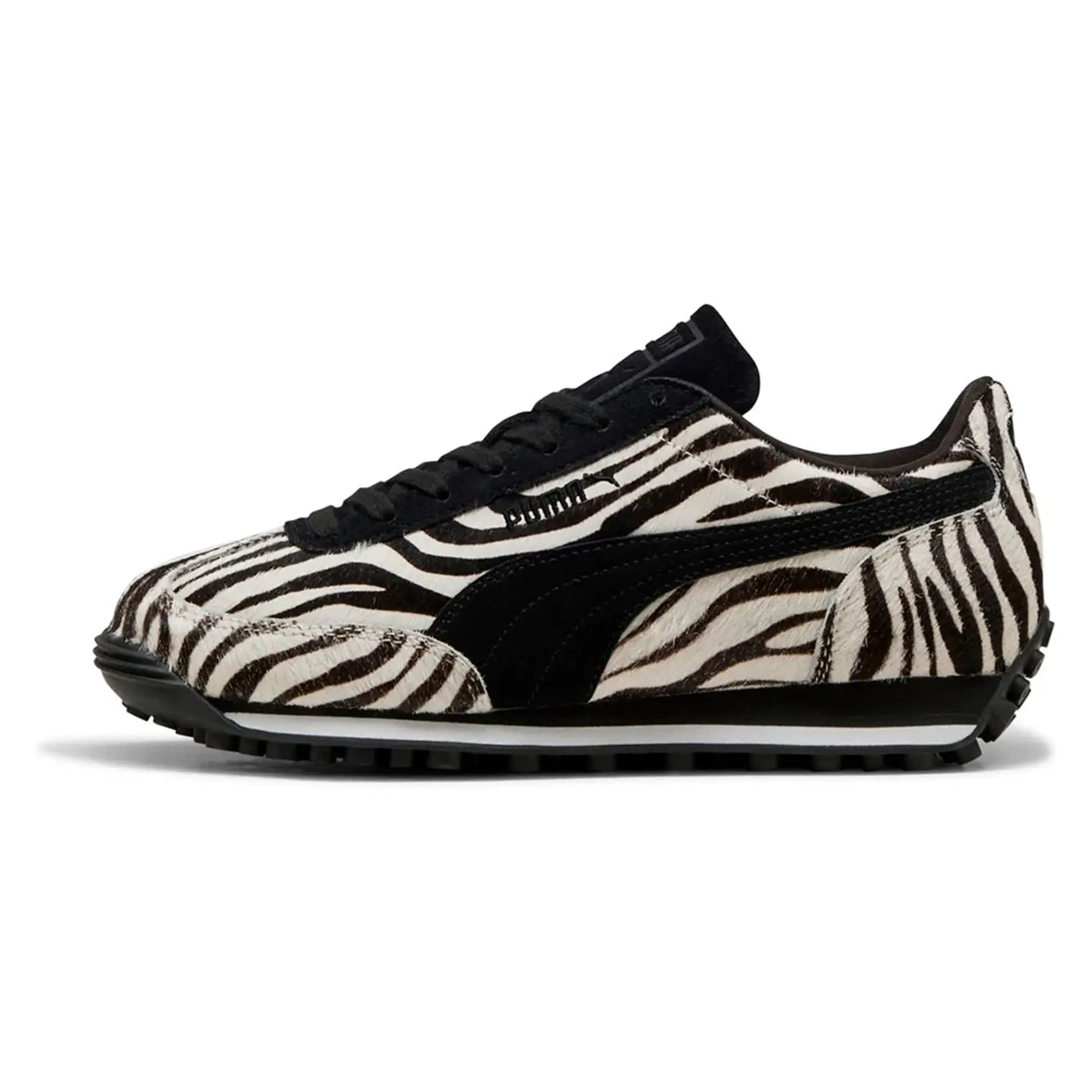 PUMA Easy Rider Zebra Sneakers Women, Warm White/Black, size 3