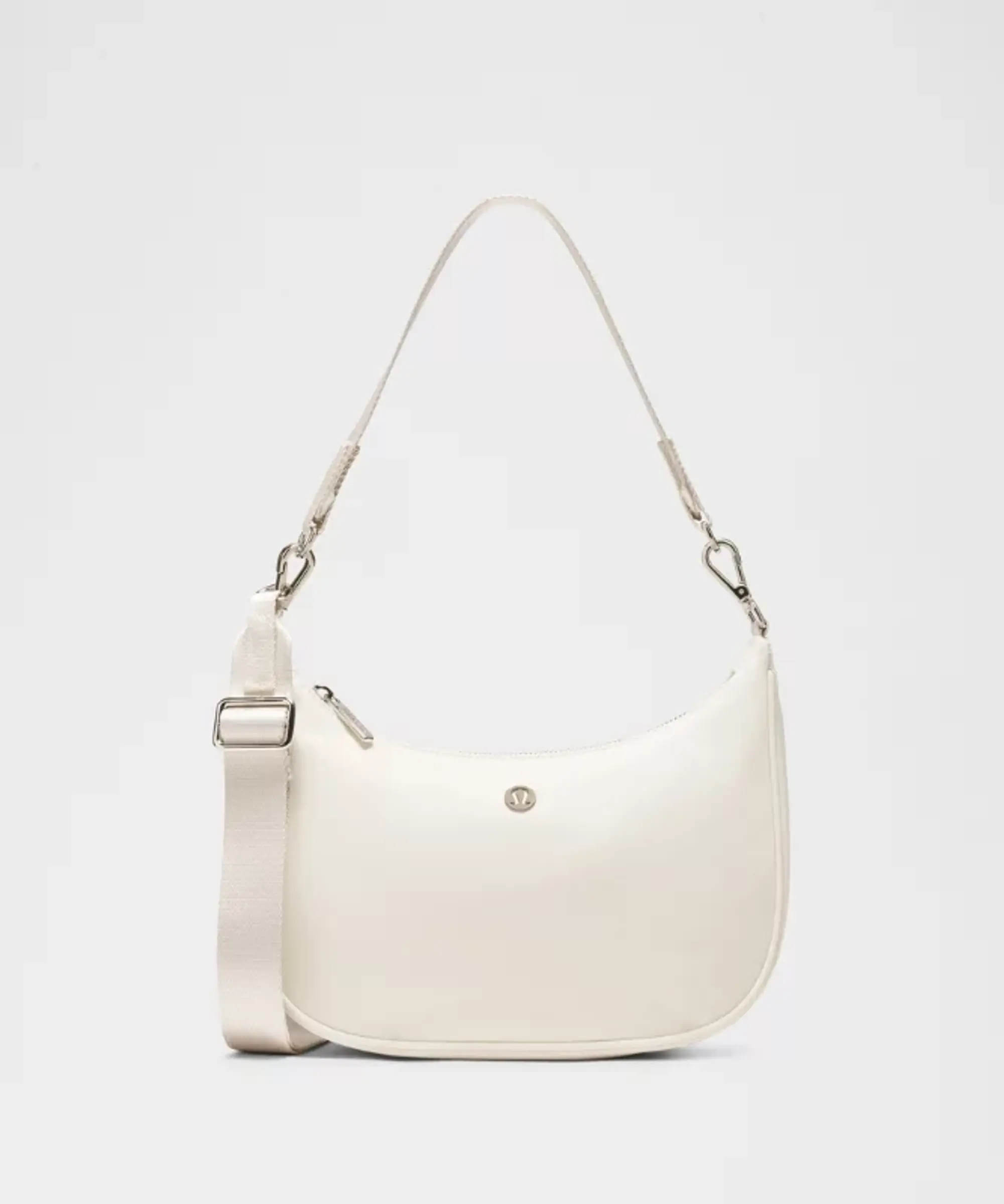 lululemon – City Essentials Small Shoulder Bag 3L – Color Silver/White