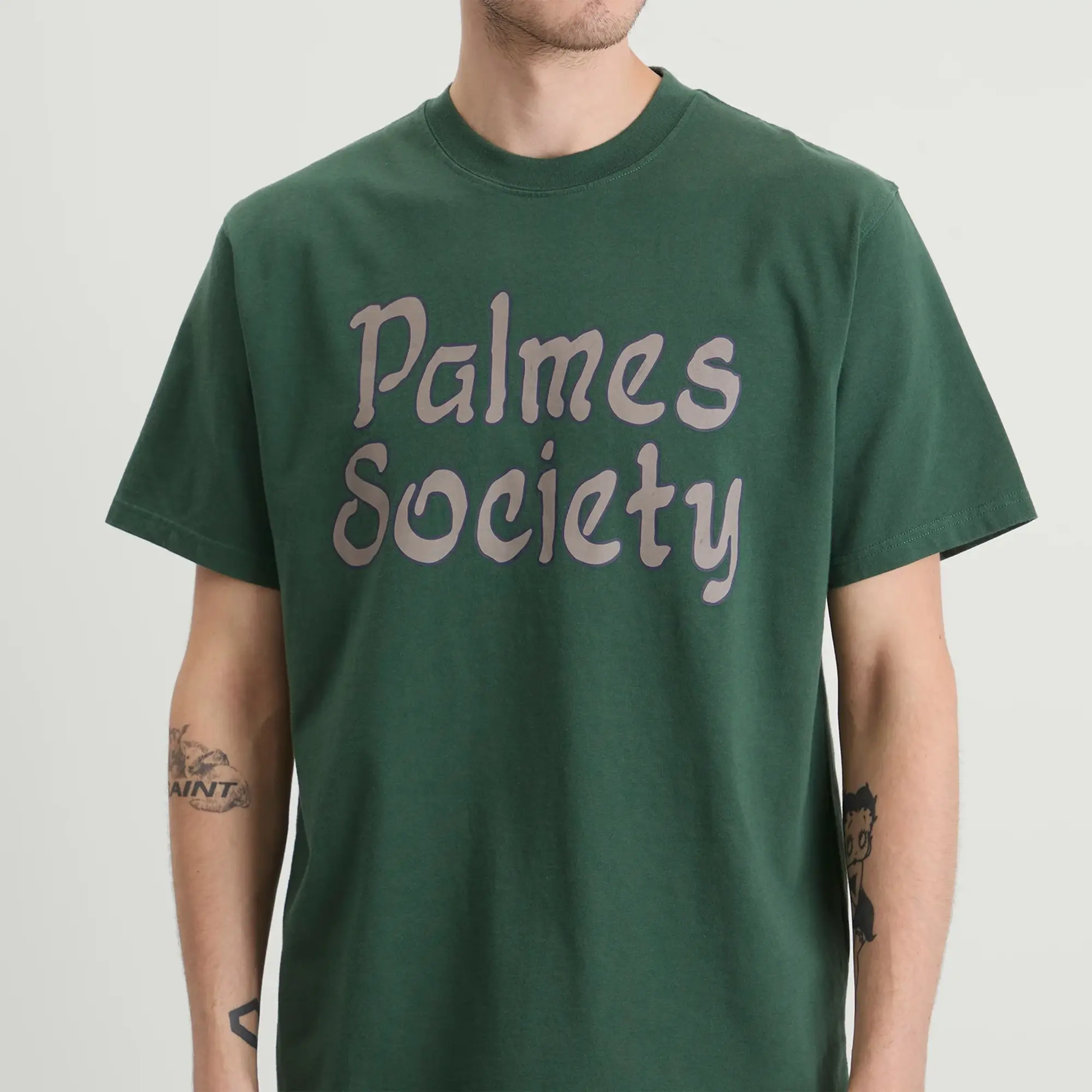 Palmes Men's Society T-Shirt Dark Green