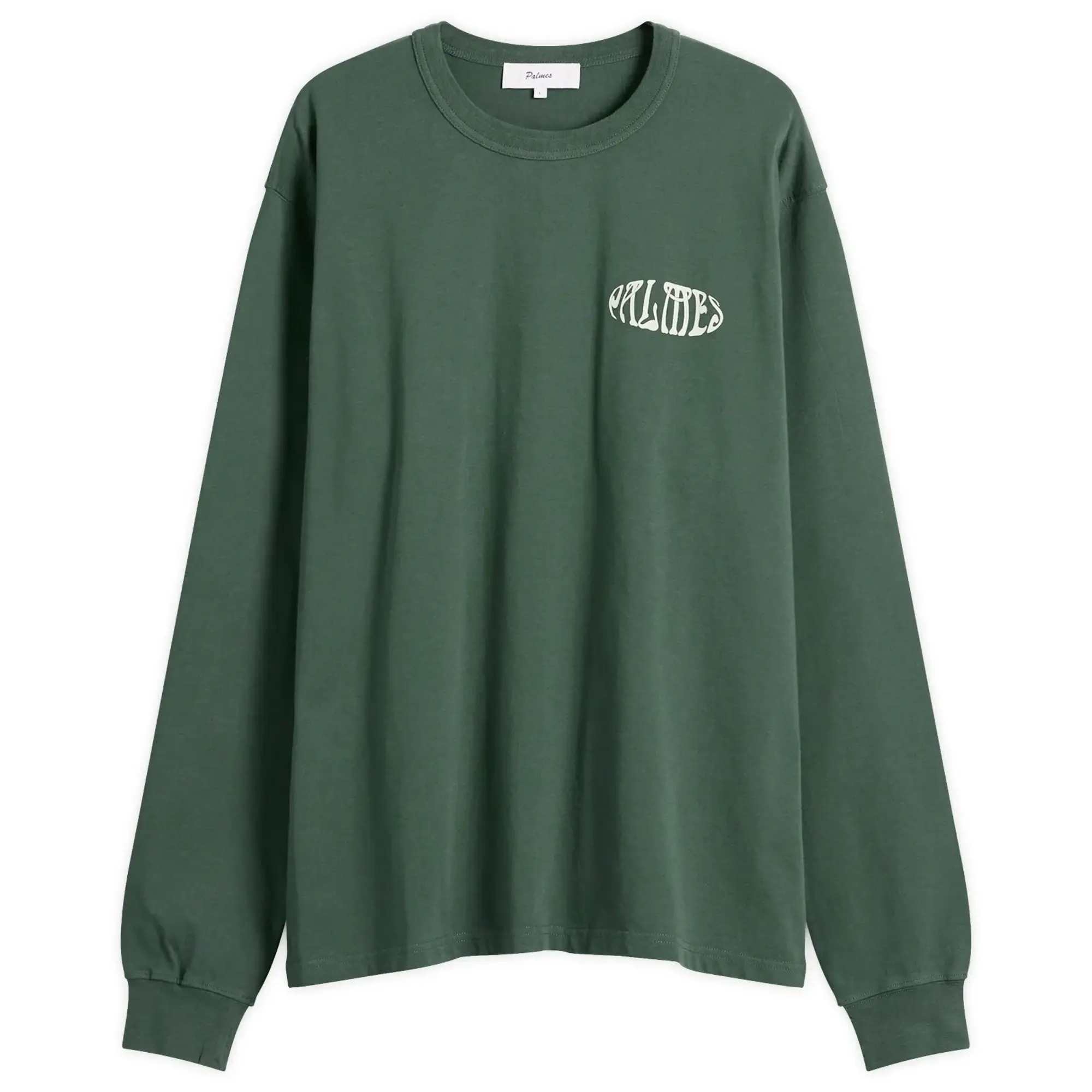 Palmes Men's Angels Long Sleeve T-Shirt Dark Green