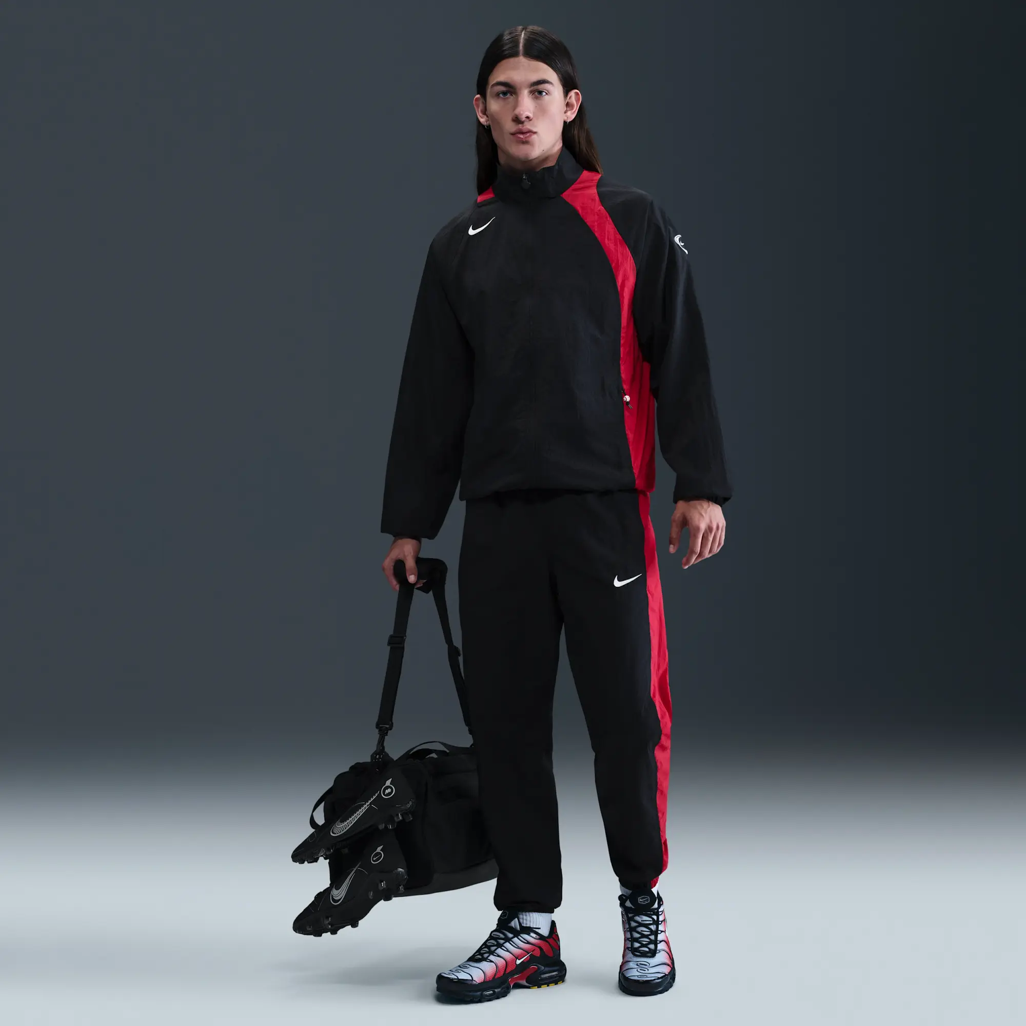 Nike Total 90 Men's Repel Football Tracksuit Jacket - Black - Recycled Fibres
