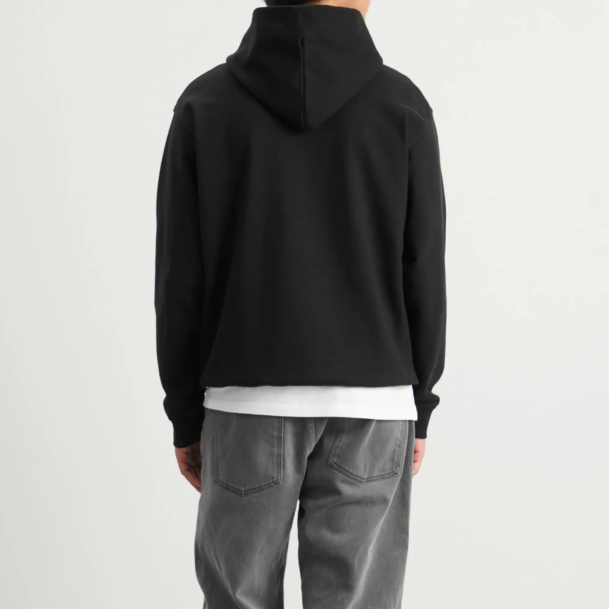New Balance Men's Athletics Classics Hoodie in Black Cotton