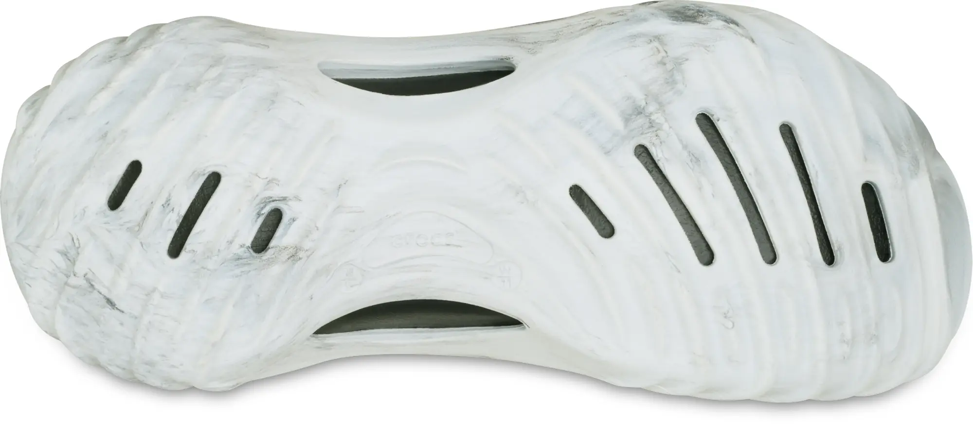 Crocs | Unisex | Echo Marbled Wave | Clogs | Black / White | W4/M3
