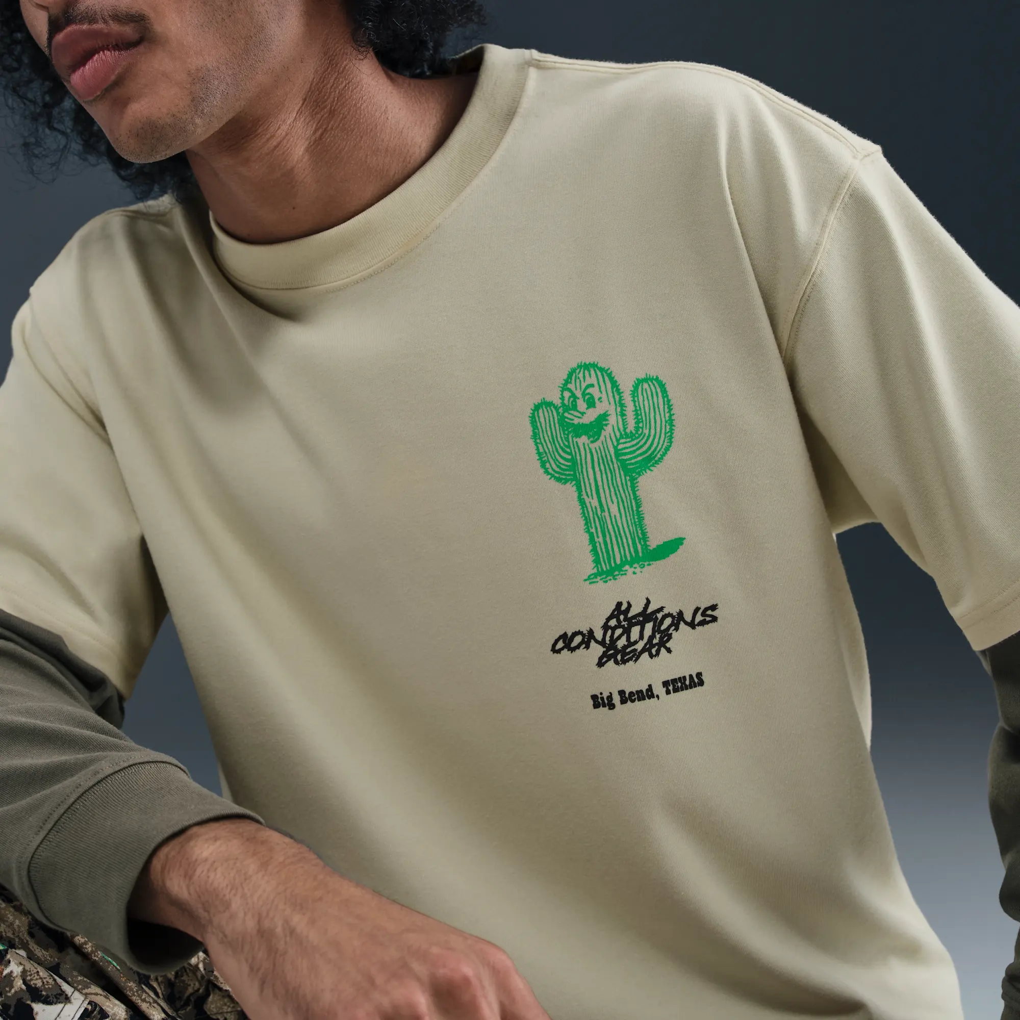 Nike ACG Men's T-Shirt - Brown - Sustainable Materials