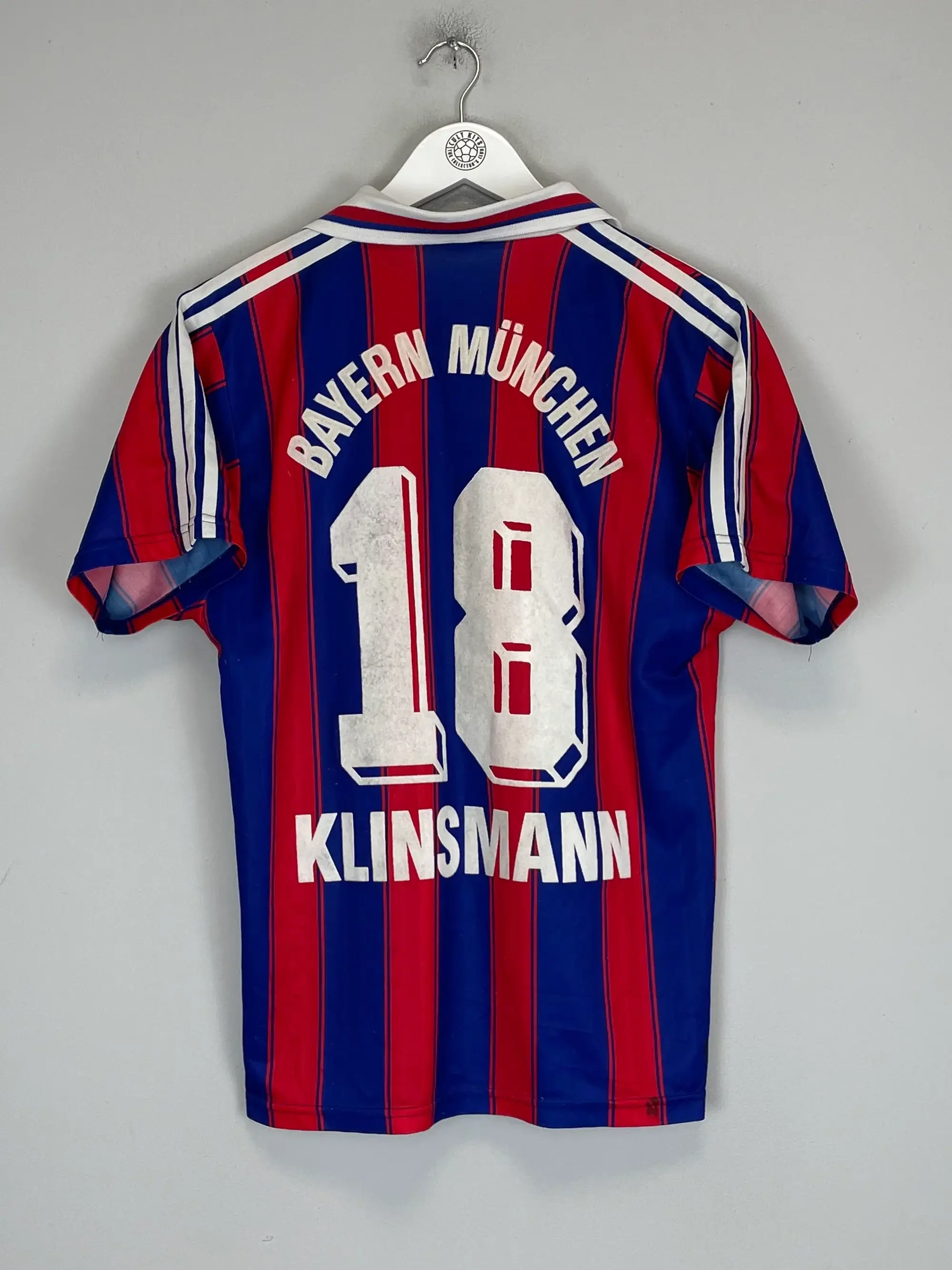 1995/96 BAYERN MUNICH KLINSMANN #18 HOME SHIRT (S) ADIDAS | Cult Kits