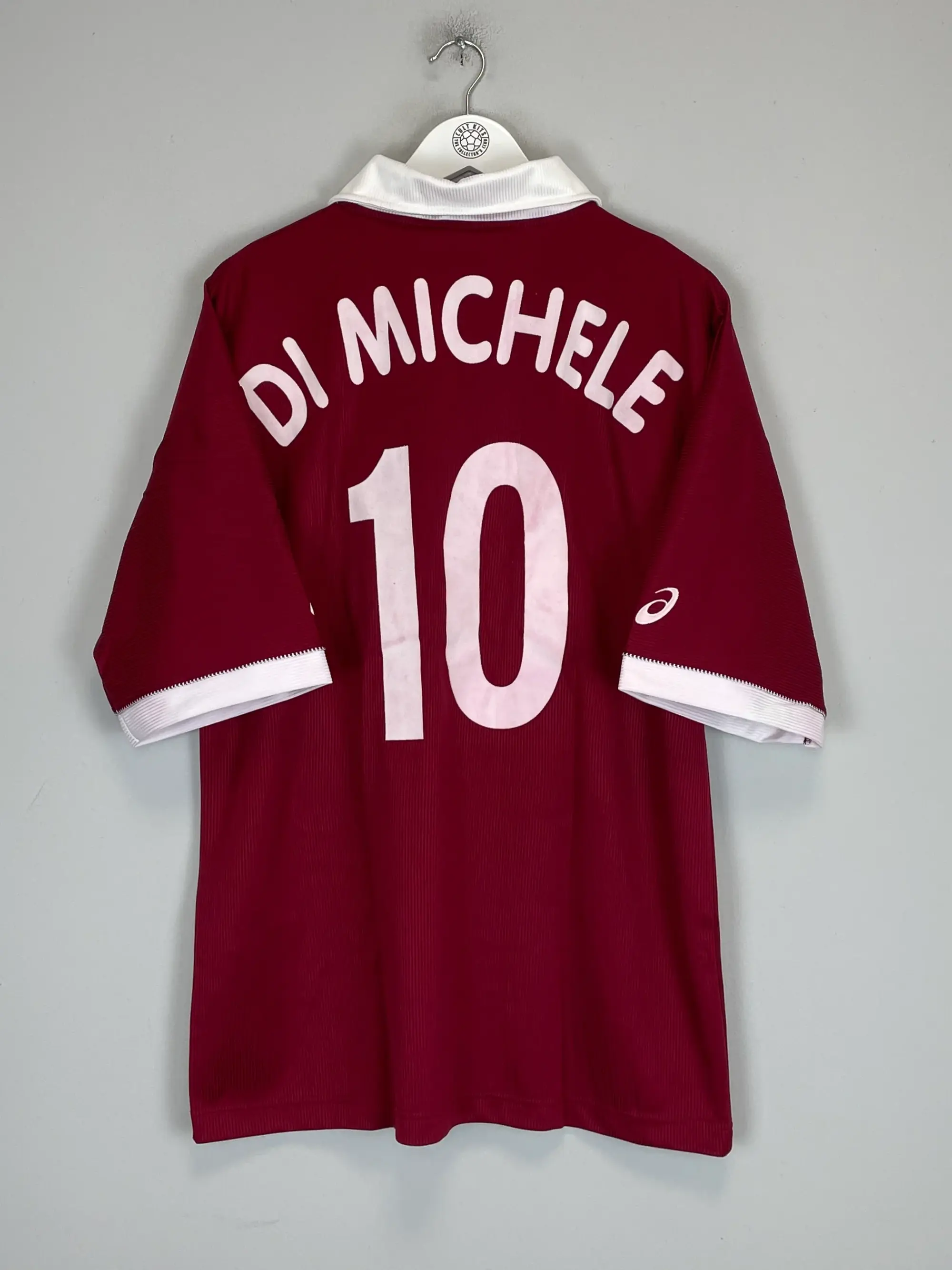 1999/00 SALERNITANA DI MICHELE #10 *BNWT* HOME SHIRT (XL) ASICS | Cult Kits