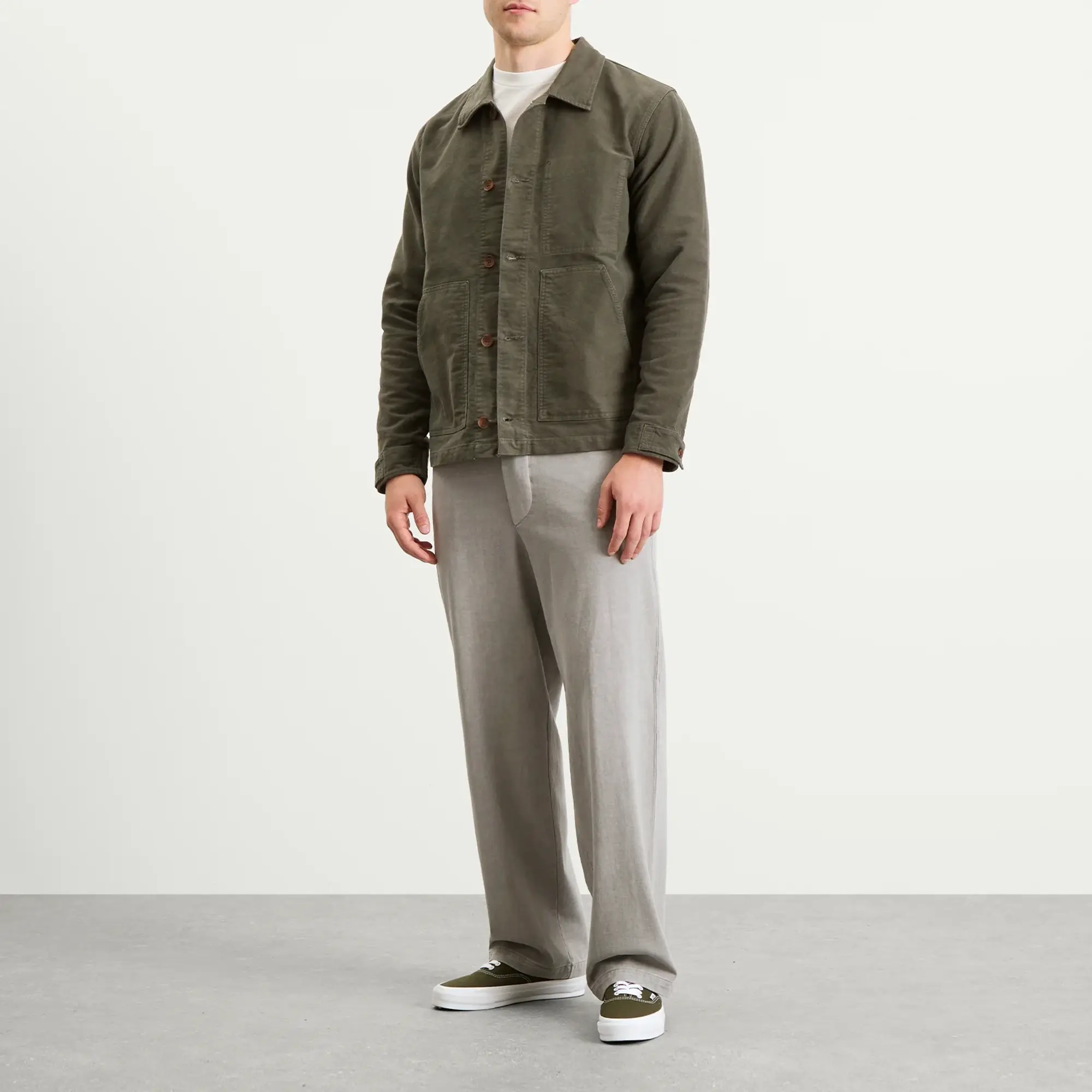 Armor-Lux Men's Fisherman Chore Jacket Chimera