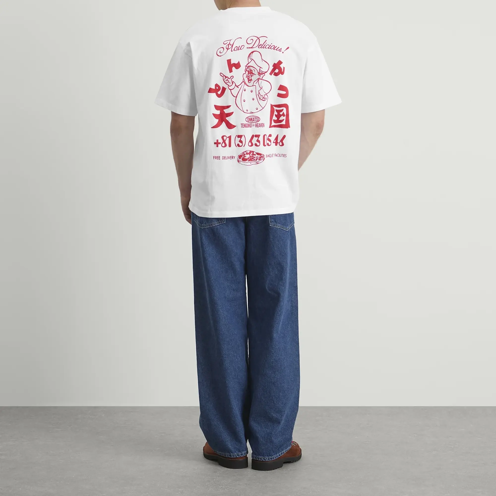 Edwin Men's Tonkatsu T-Shirt White