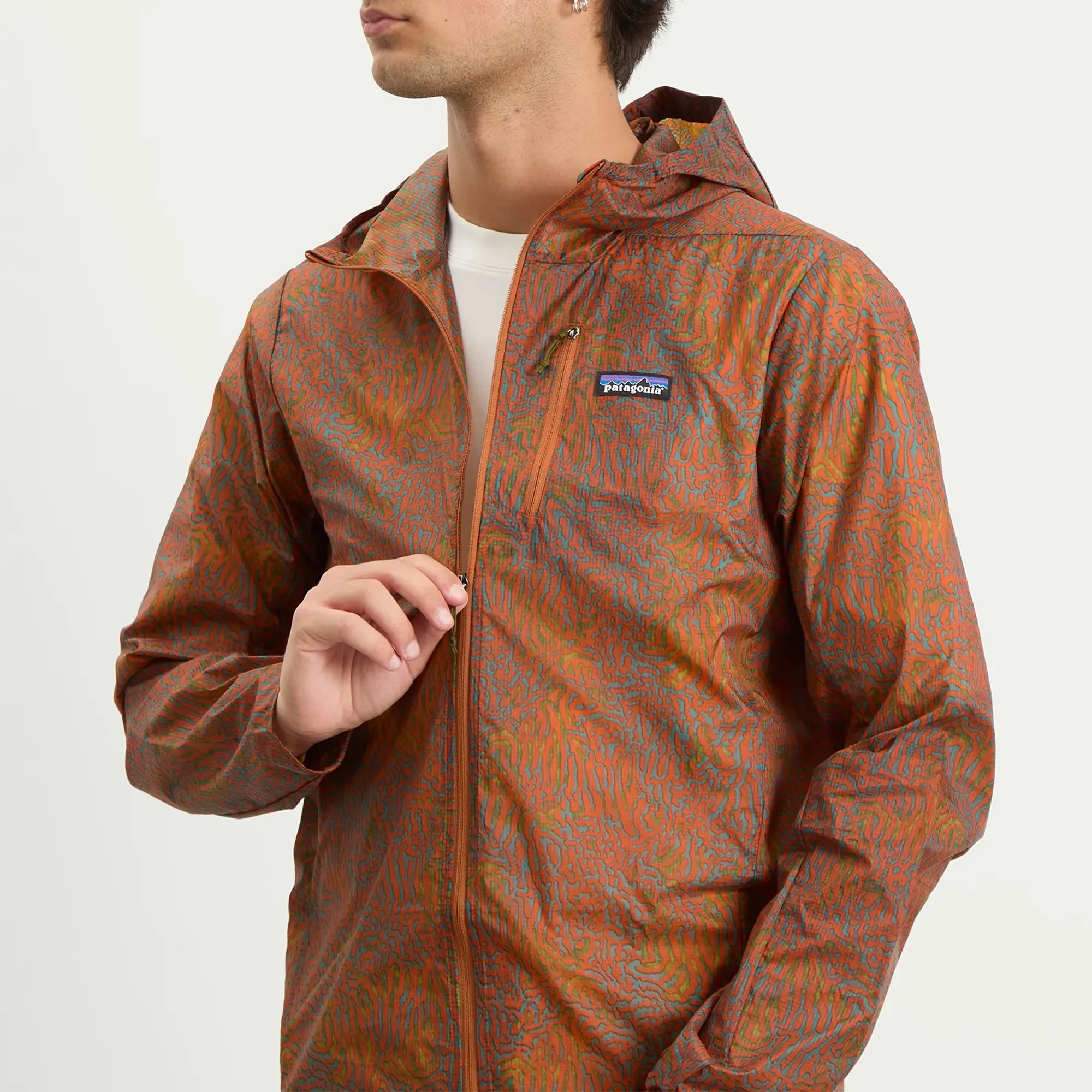 Patagonia Men's Houdini Jacket Sea Run Robin Brown