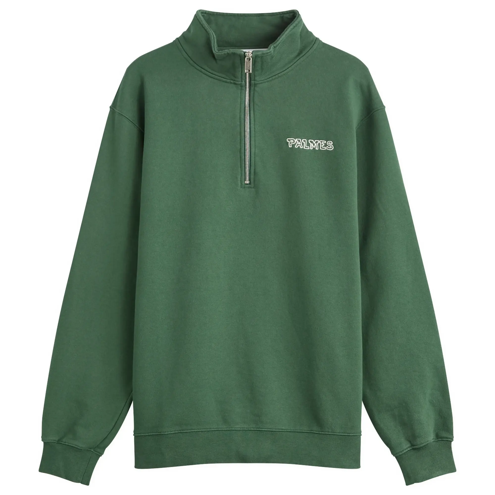 Palmes Men's Remember Zip Sweatshirt Dark Green