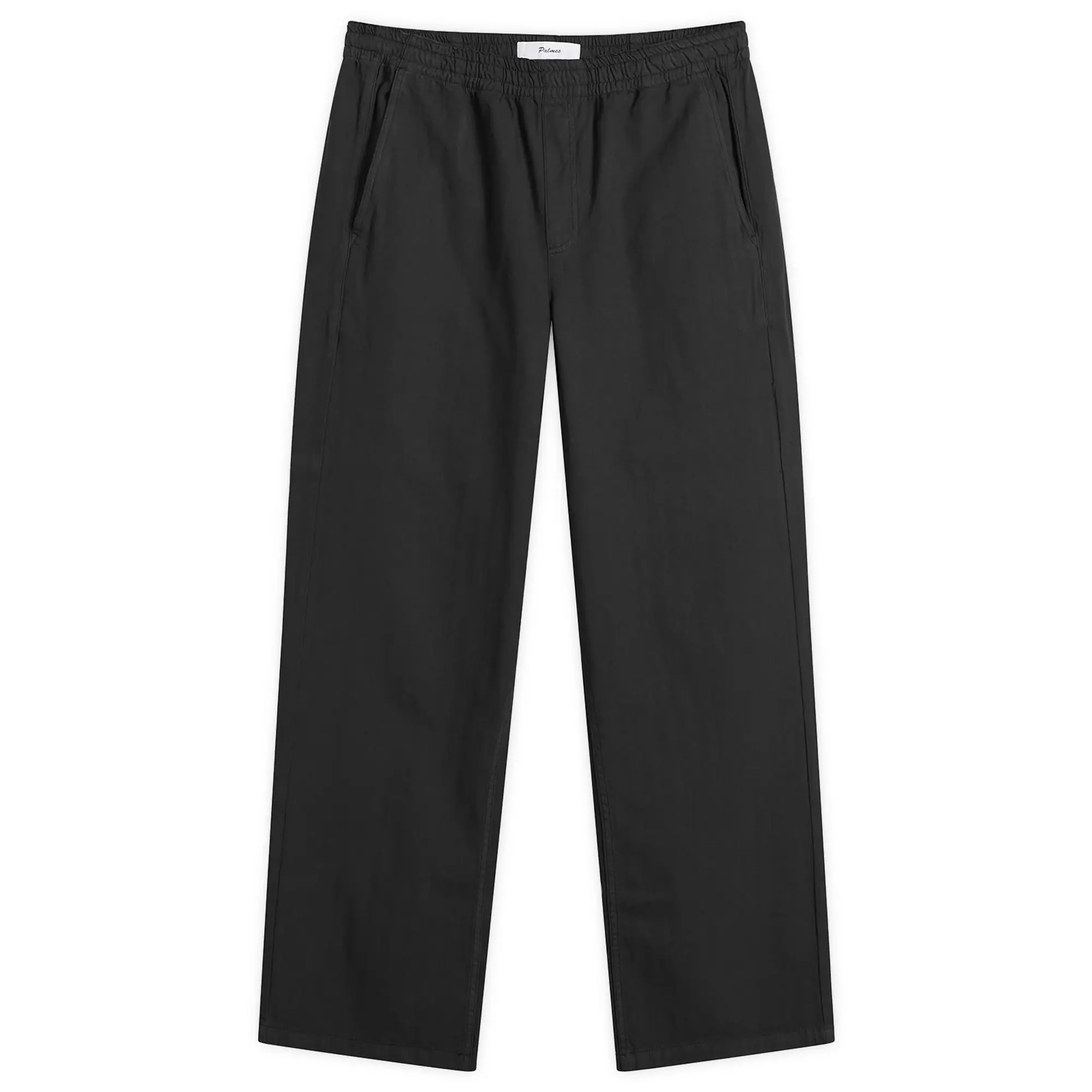 Palmes Men's Lucien Herringbone Trousers Black