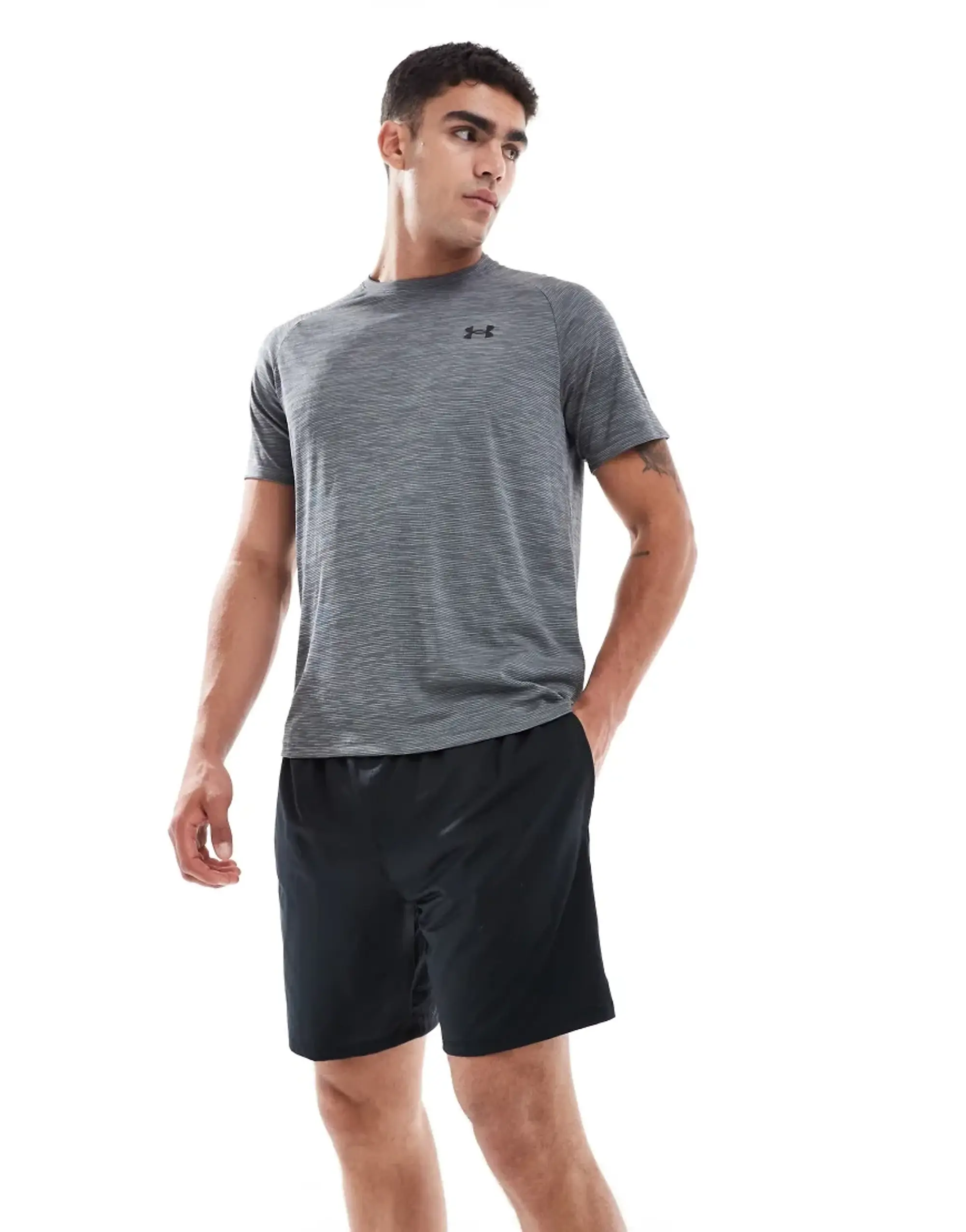 Under Armour Tech Vent 7-Inch Shorts In Black