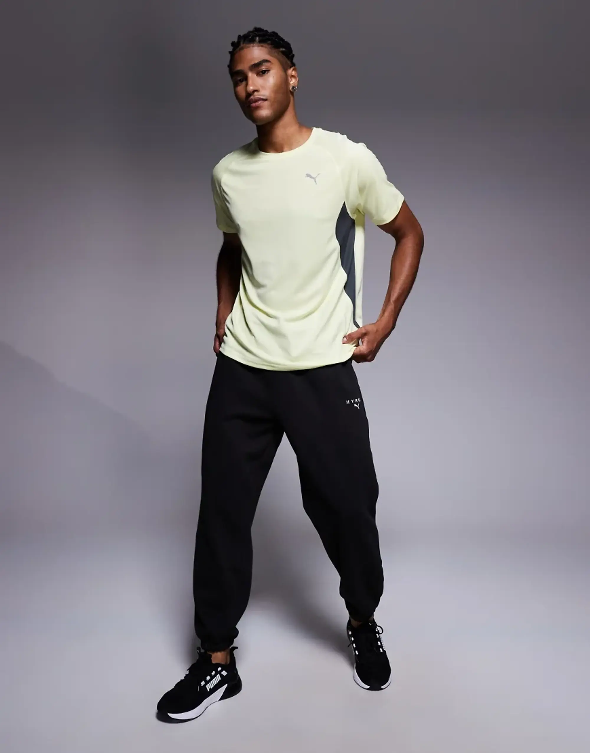 Puma X Hyrox Fleece Sweatpants In Puma Black