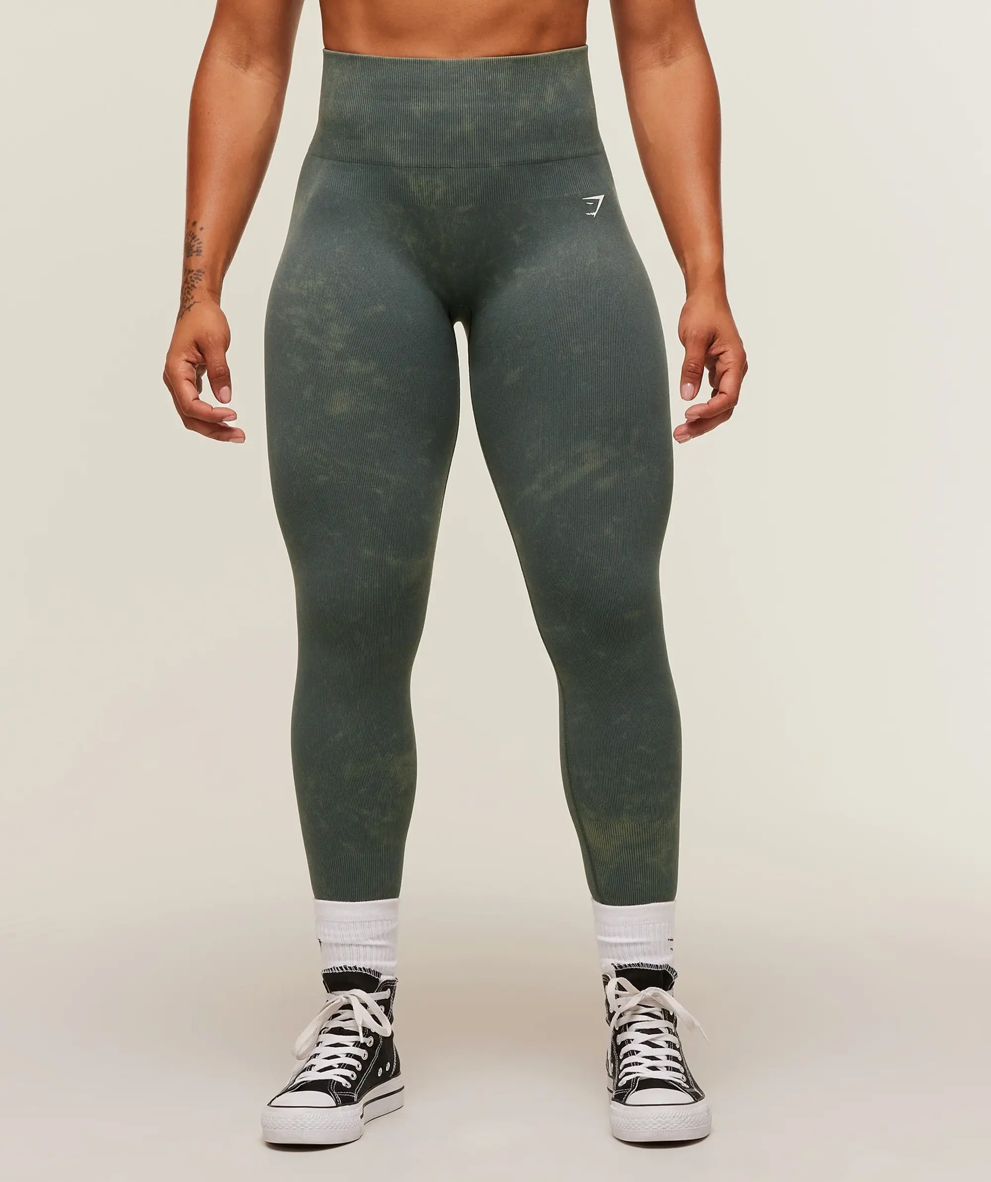  Gains Seamless Leggings - Slate Teal Wash