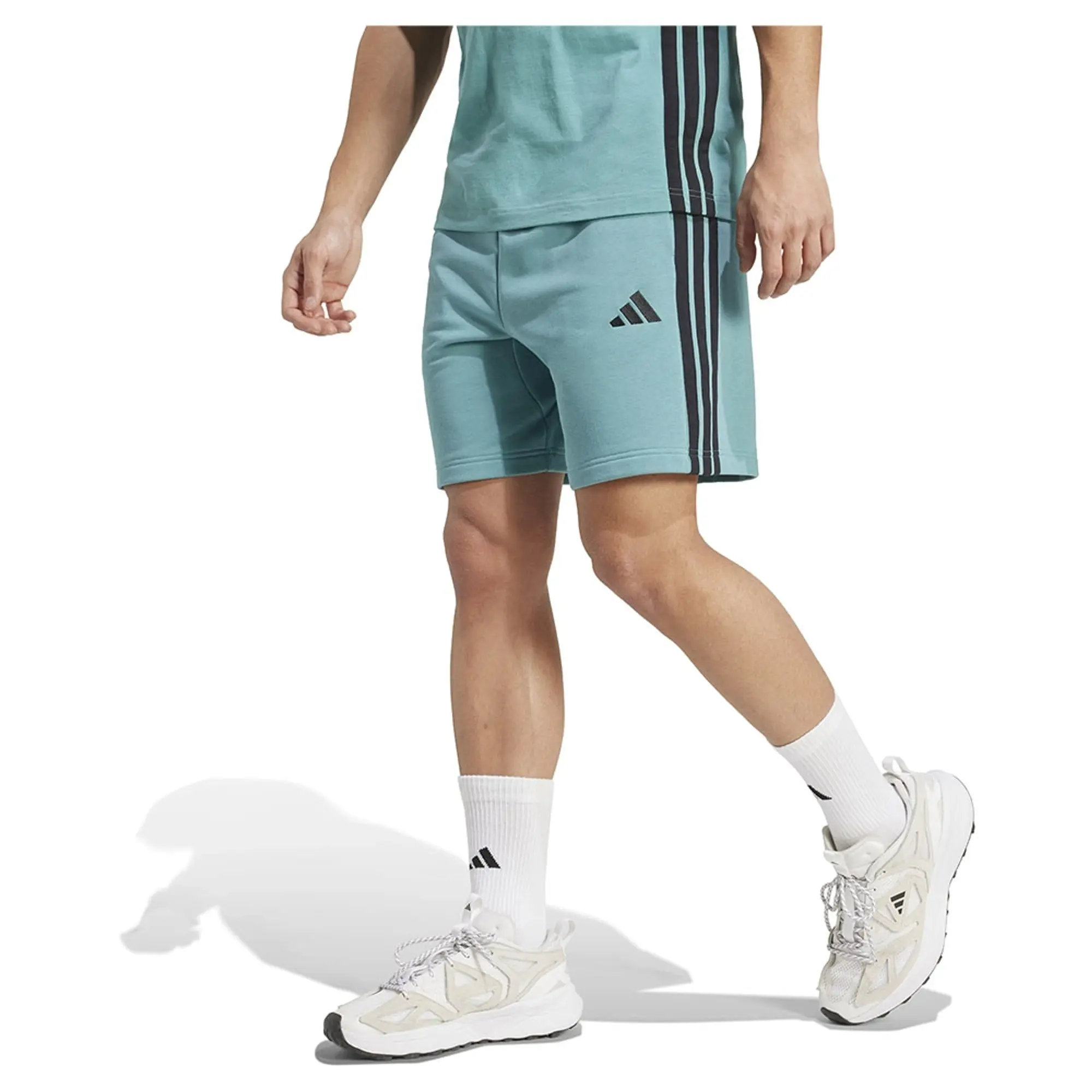 Adidas Essential 3 Stripes French Terry Shorts