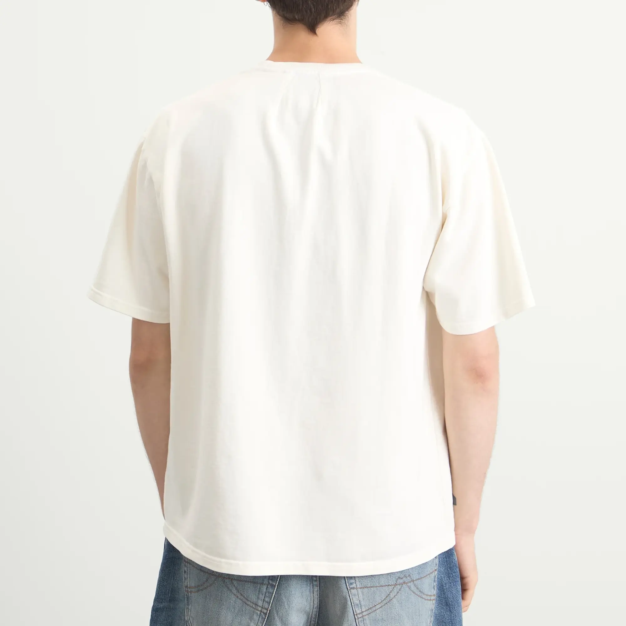 Rhude Men's Roadway Racing T-Shirt Vintage White
