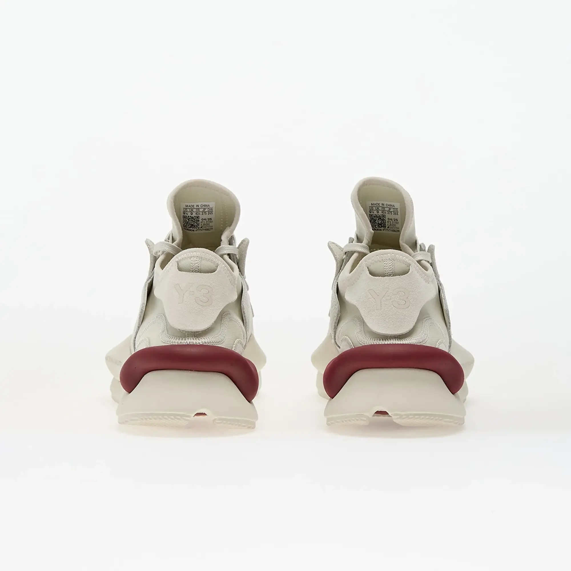 Sneakers Y-3 Kaiwa Orbit Grey/ Orbit Grey/ Collegiate Burgundy Eur 44