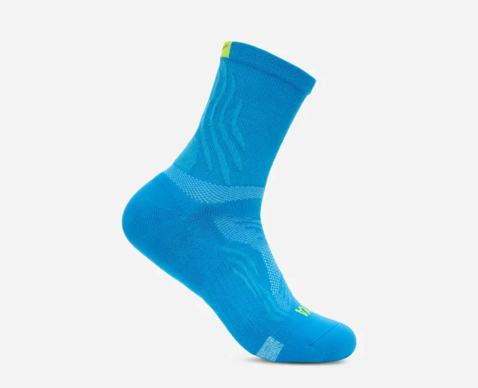 Hoka Bondi Quarter Run Sock In Skyward Blue